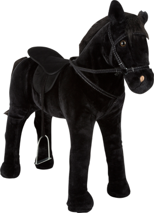 Standing Horse with Sound, black