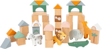 Wooden Building Blocks "Safari"