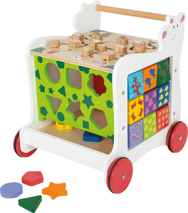 Lauflernwagen Bär Holz Spielwagen Lauflernhilfe Laufwagen für Kinder Babys Neu 