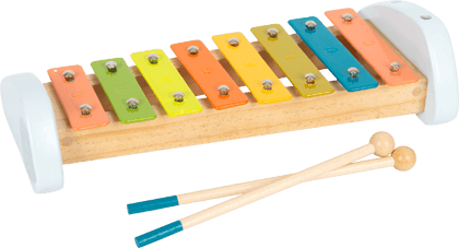 Farbenfrohes Xylophon aus Holz für Kinder