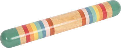 Regenmacher aus Holz in Regenbogen-Farben