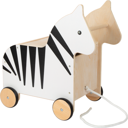 Scatola per giocattoli con ruote Zebra "Wildlife"