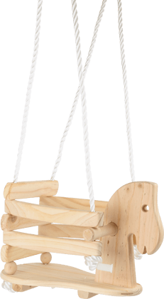 Holz-Schaukel für Kleinkinder in Pferde-Form
