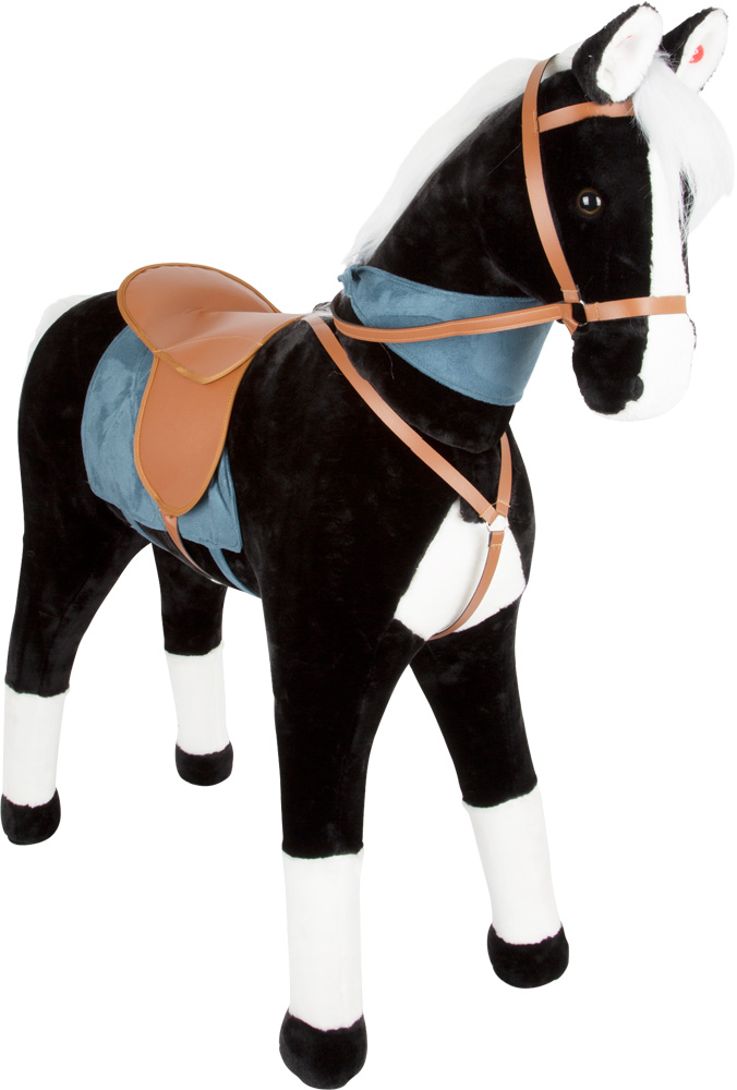 Cavallo XL con suono, nero, Cavalli da cavalcare e cavallucci, Giochi di  ruolo, Giocattoli