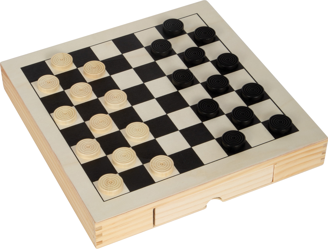 Spiele-Set Schach, Dame & Mühle, Gesellschaftsspiele