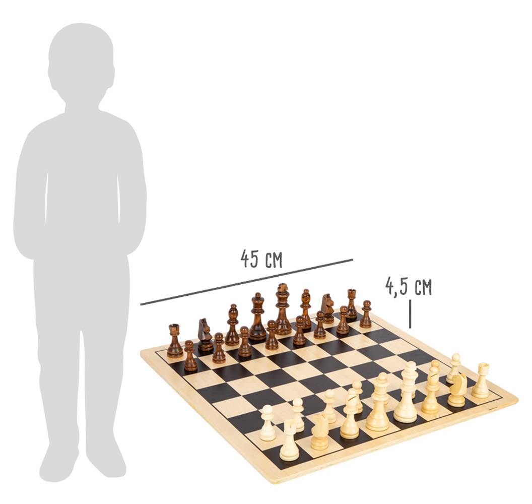 Schach und Dame XL Gesellschaftsspiele Puzzles and Spiele Spielzeuge small foot