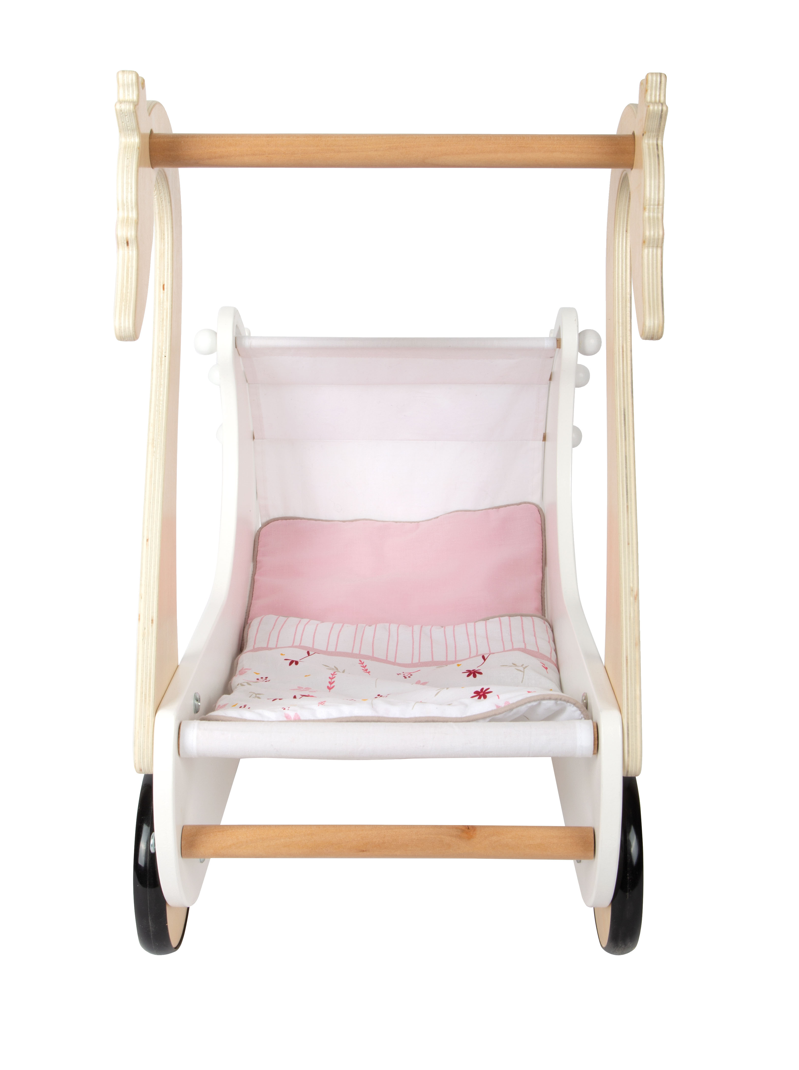 Puppenwagen Schwan für Kinder