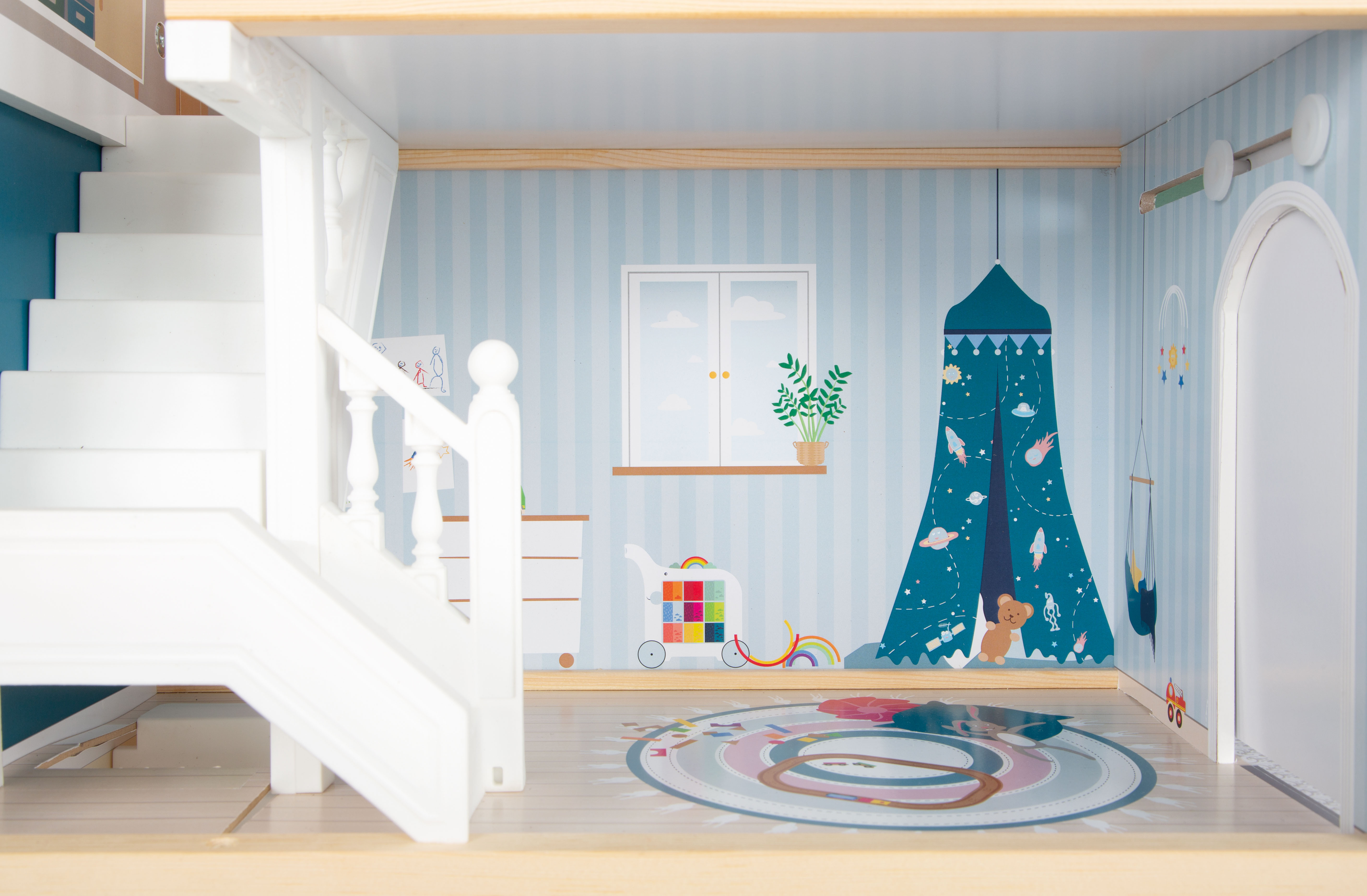 Puppenhaus Stadtvilla für Kinder