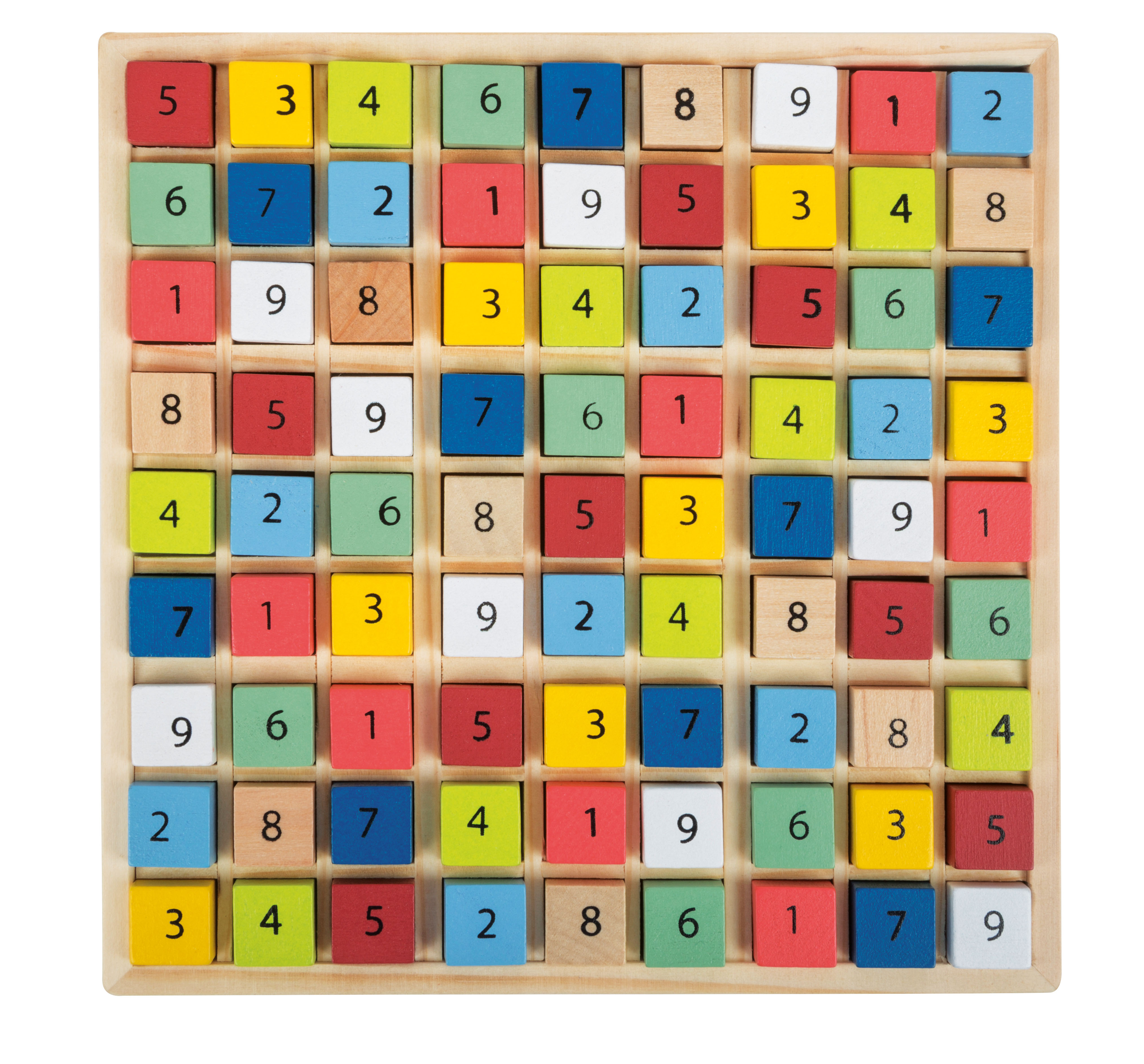 Buntes Sudoku „Educate“ für Kinder