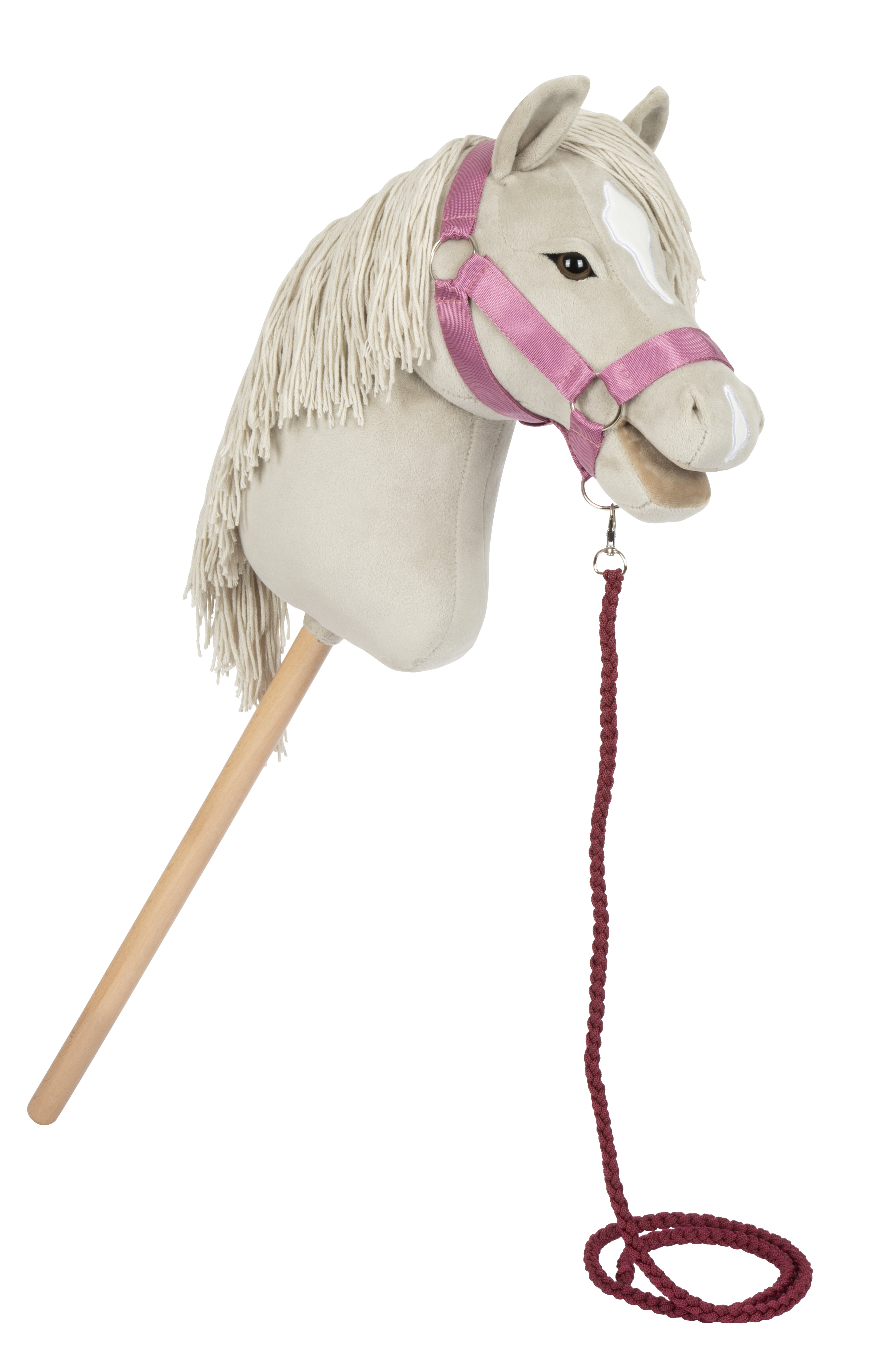 Hobby Horse grau Luna mit rosa Halfter