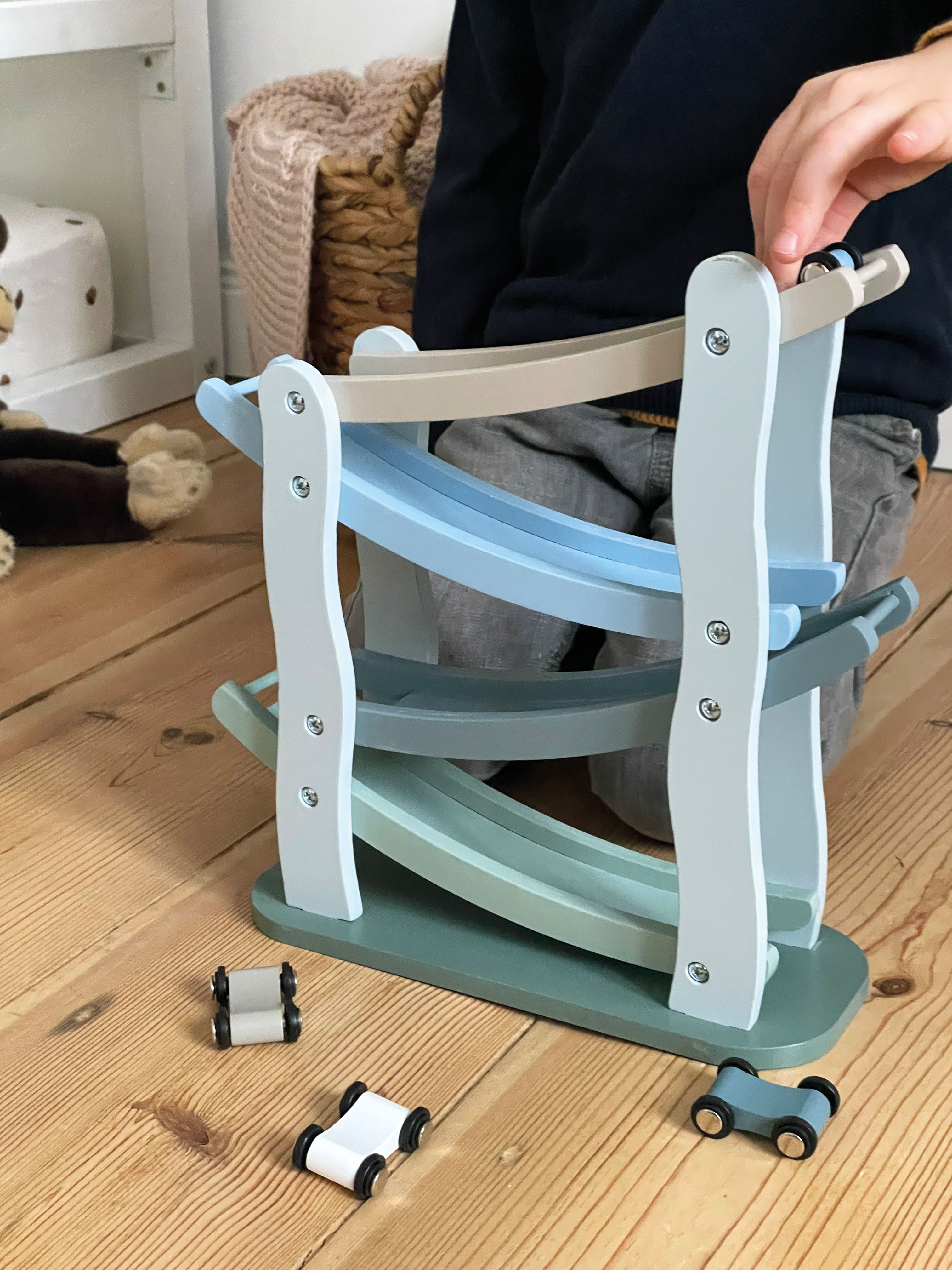 Rennbahn Blaues Wunder für Kinder