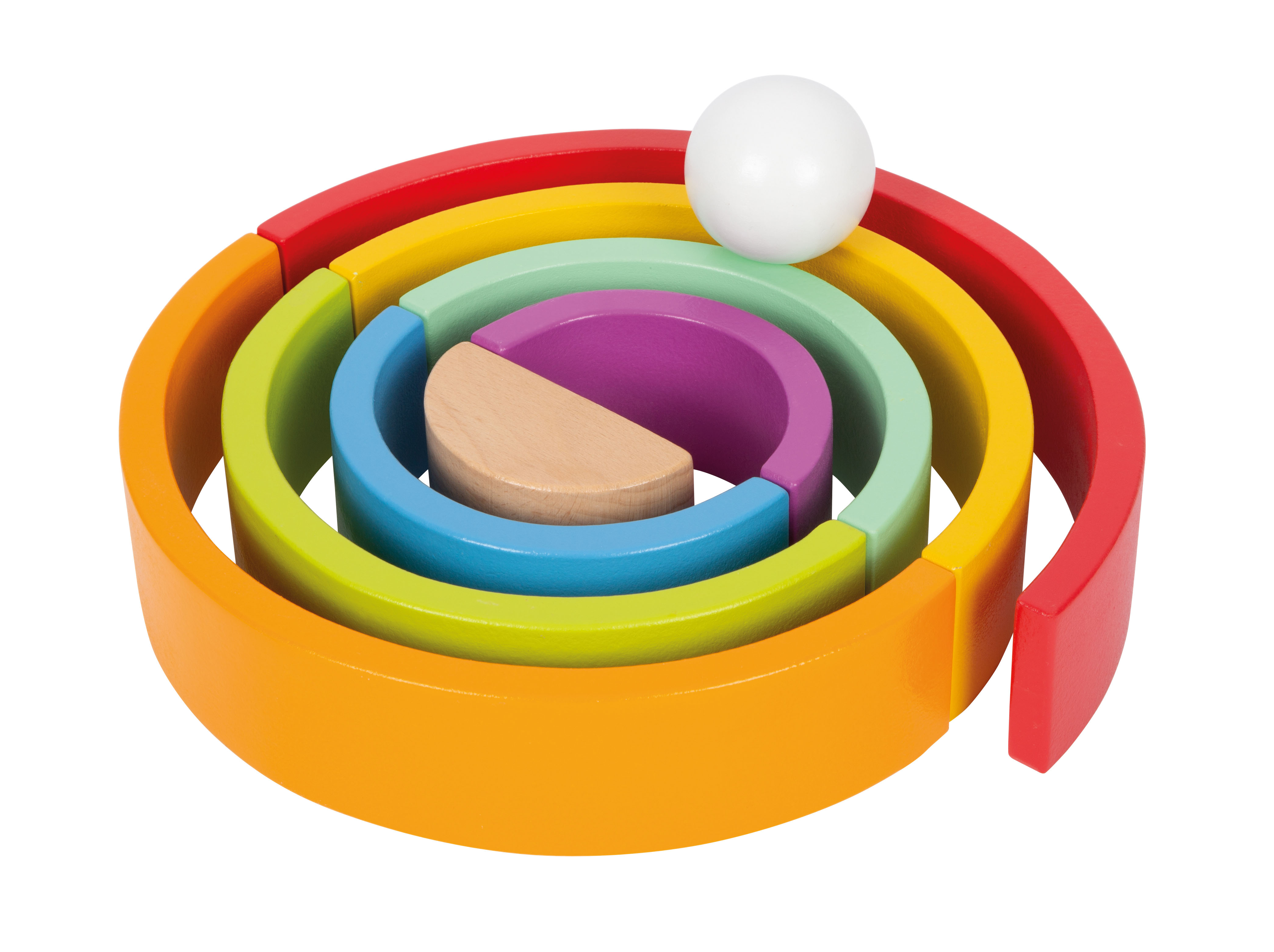 Holzbausteine Großer Regenbogen für Kinder