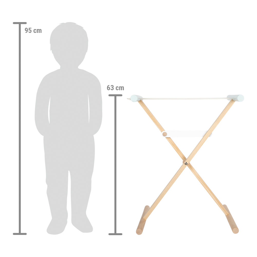 Maßstabsskizze von Spiel-Wäscheständer