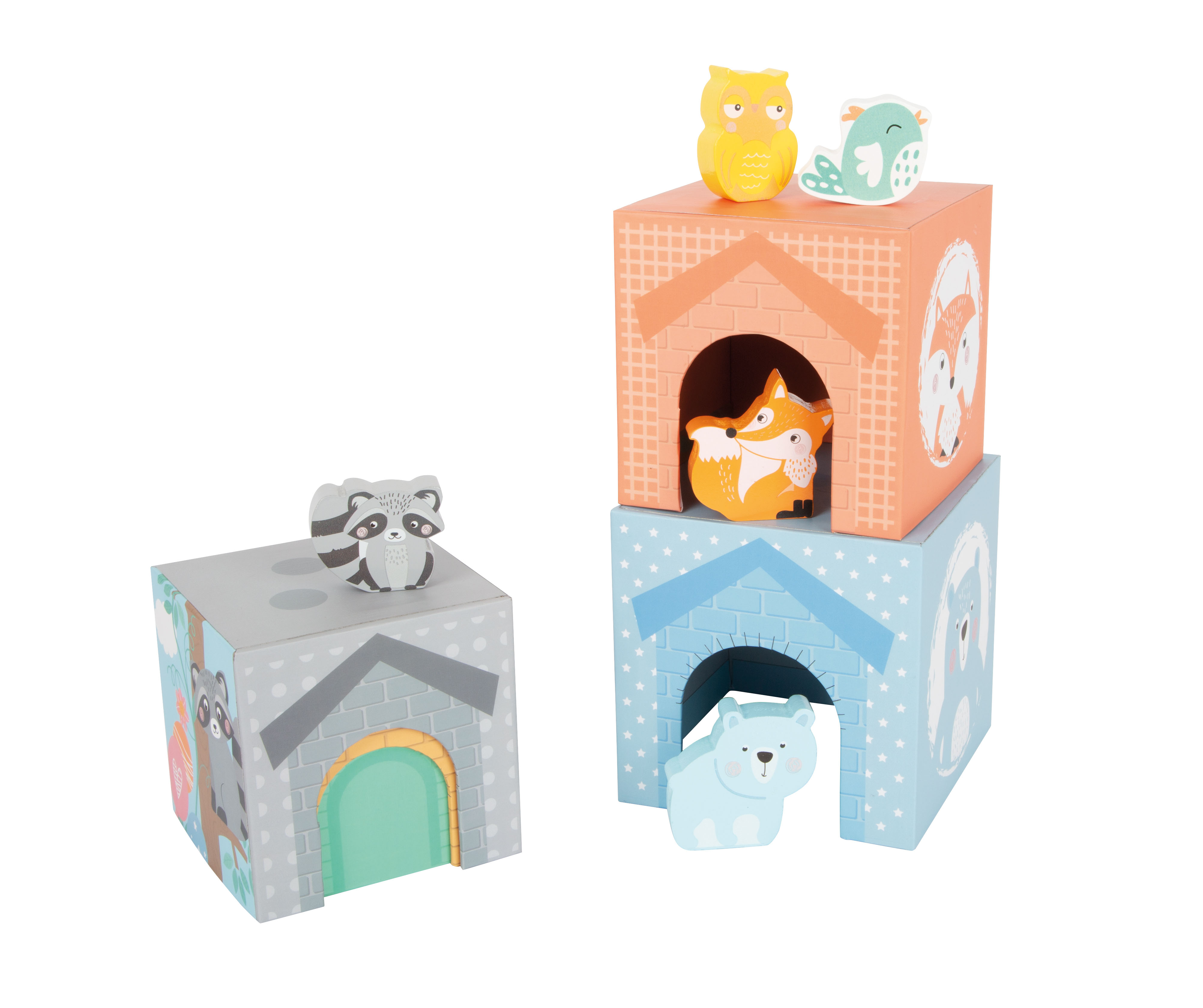 Stapelwürfel Pastell für Kinder