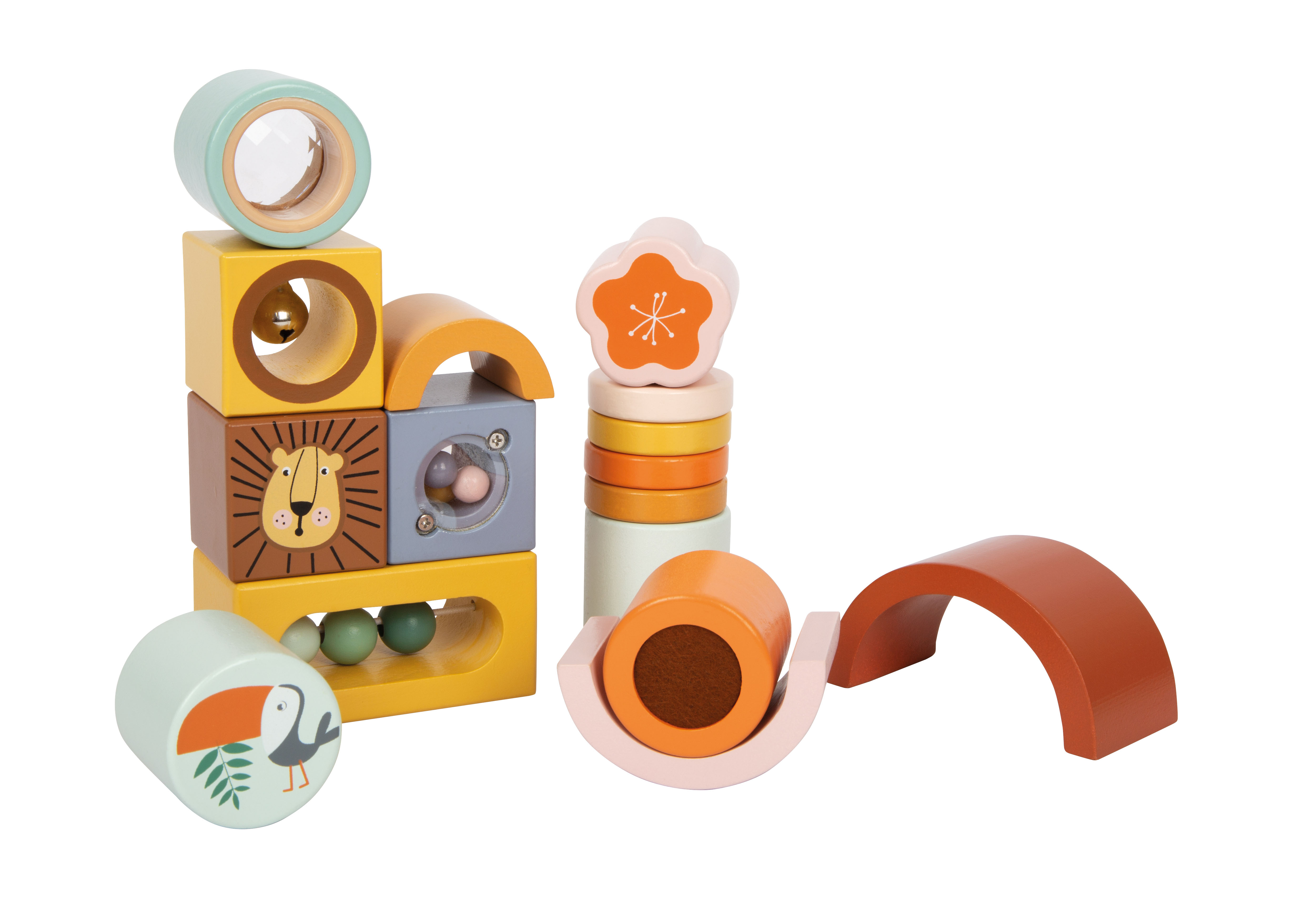 Multifunktionale Bauklötze zum Spielen