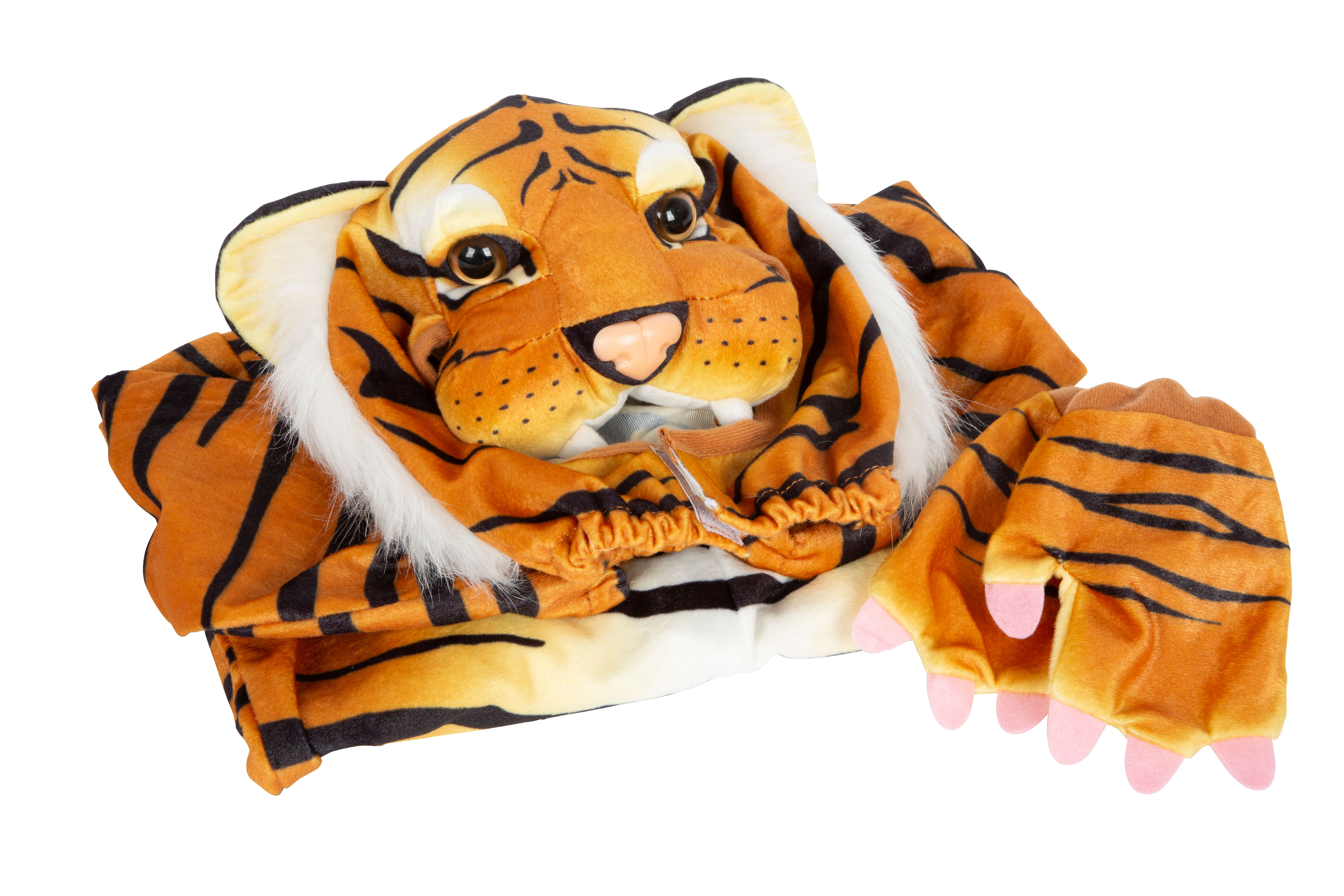 Kostüm Tiger Kopf weich gefaltet