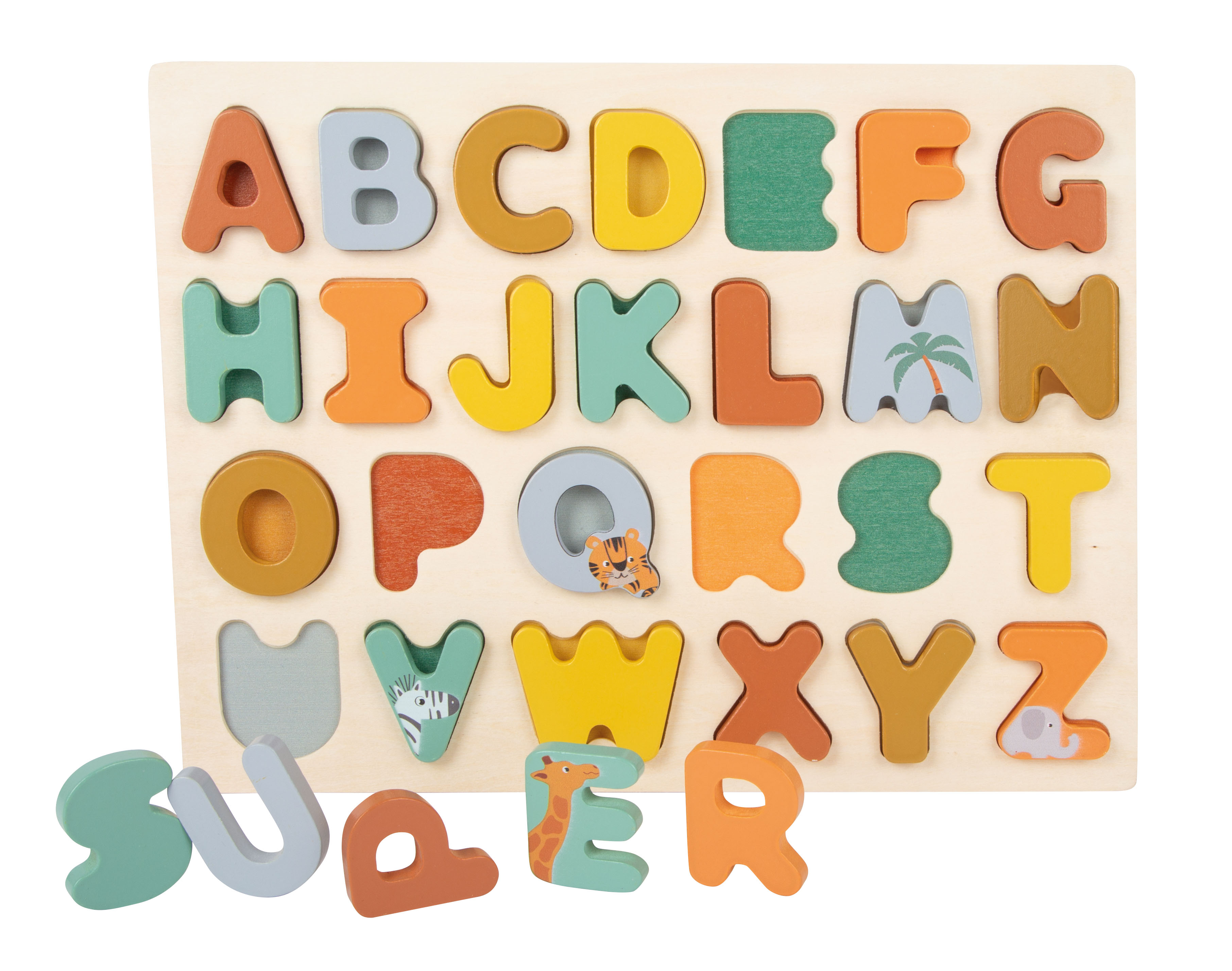 Setzpuzzle zum Erlernen von Buchstaben