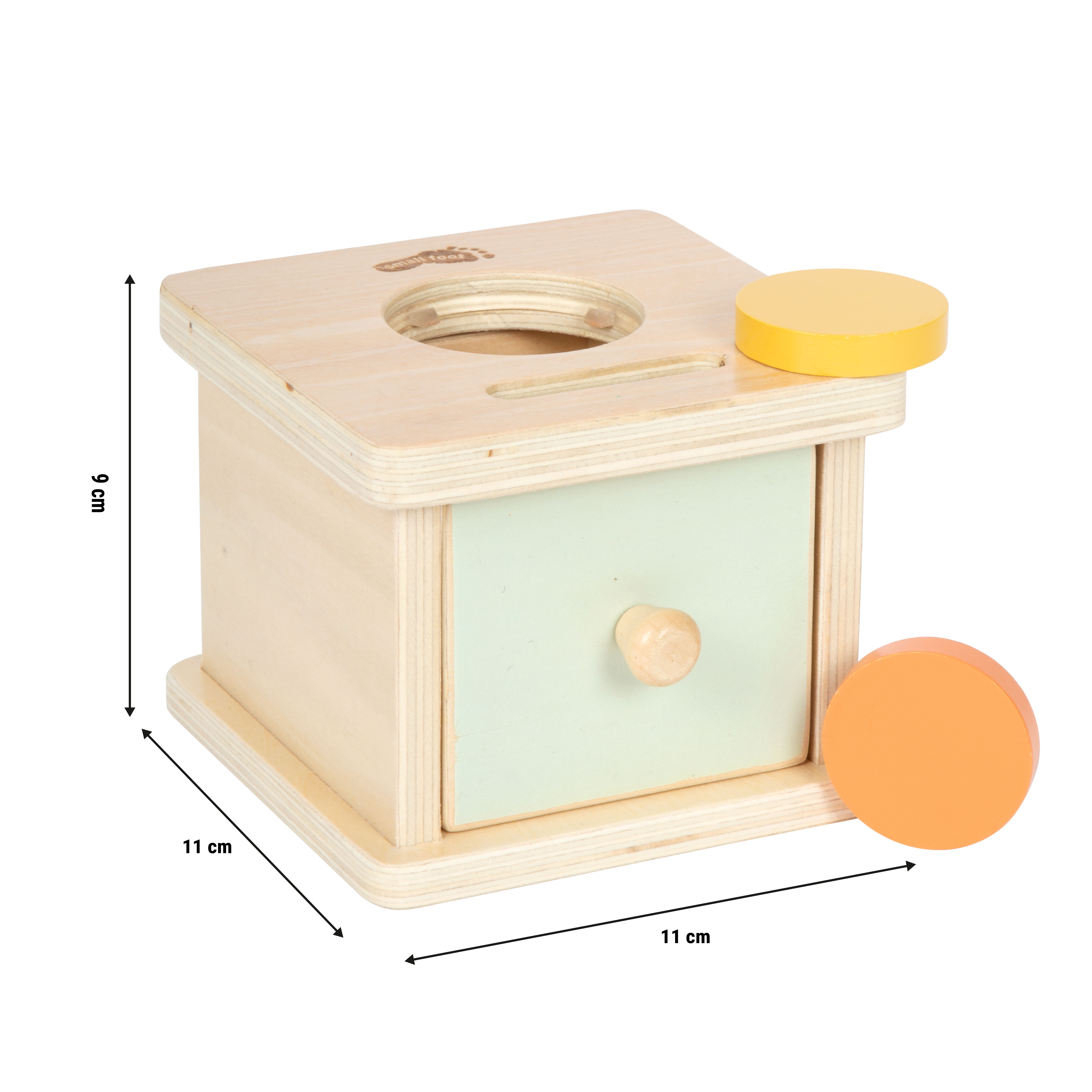 Holzspielzeug, Mühle, Schublade, Kugellager, Kinderkaufmannsspielzeug