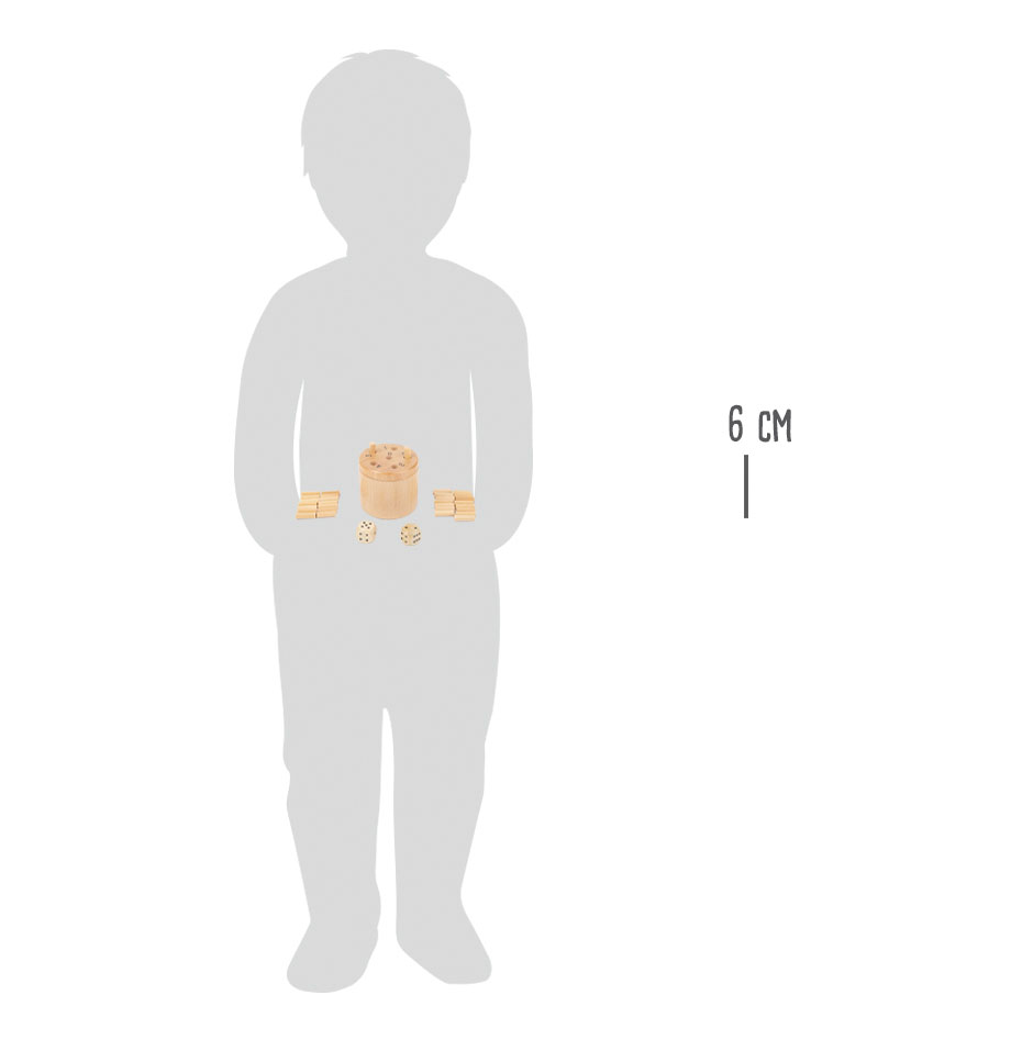 Würfelspiel 6 raus für Kinder