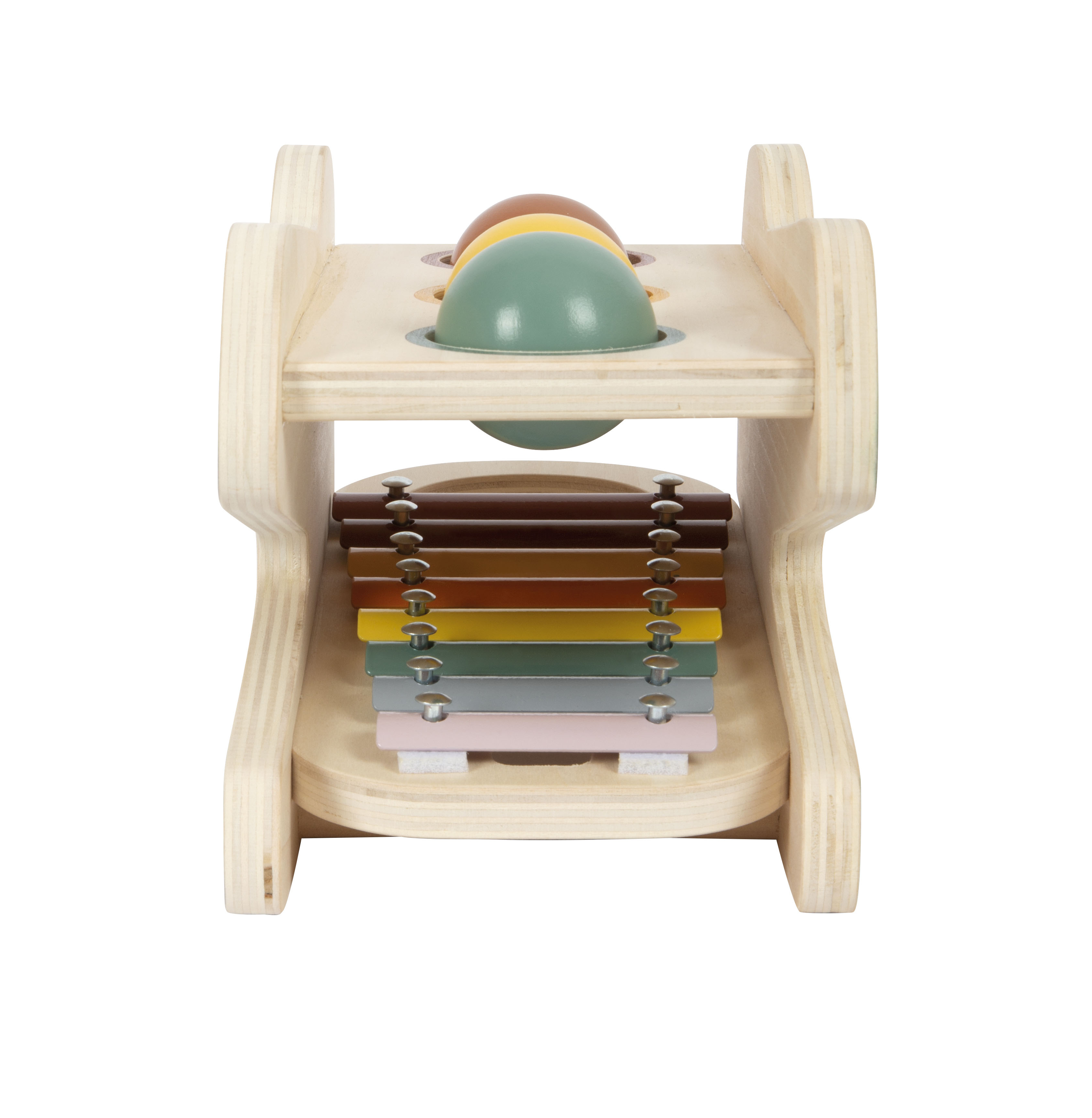 Klopfspiel aus Holz mit integriertem Xylophon