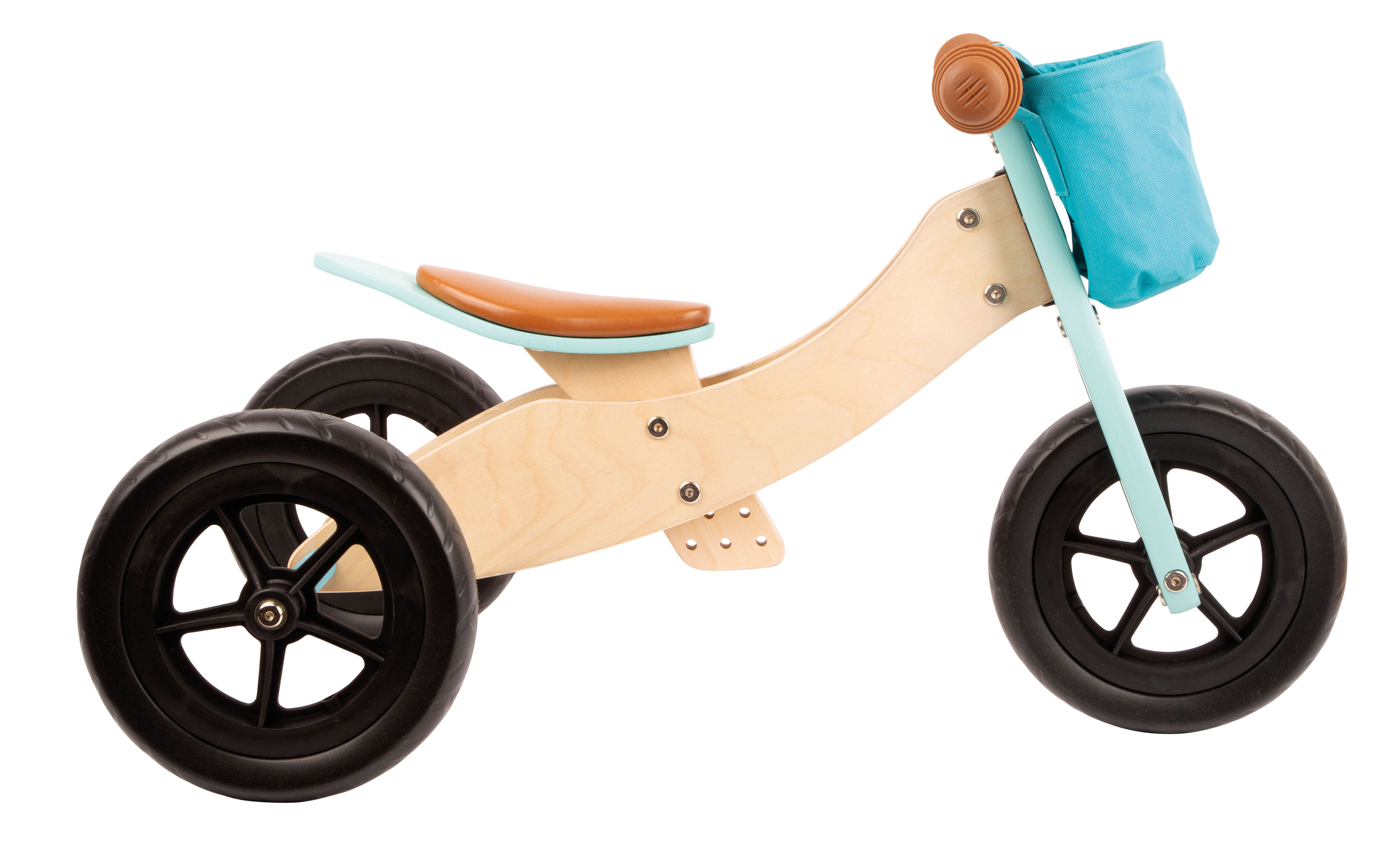 Laufrad und -dreirad Maxi Türkis für Kinder