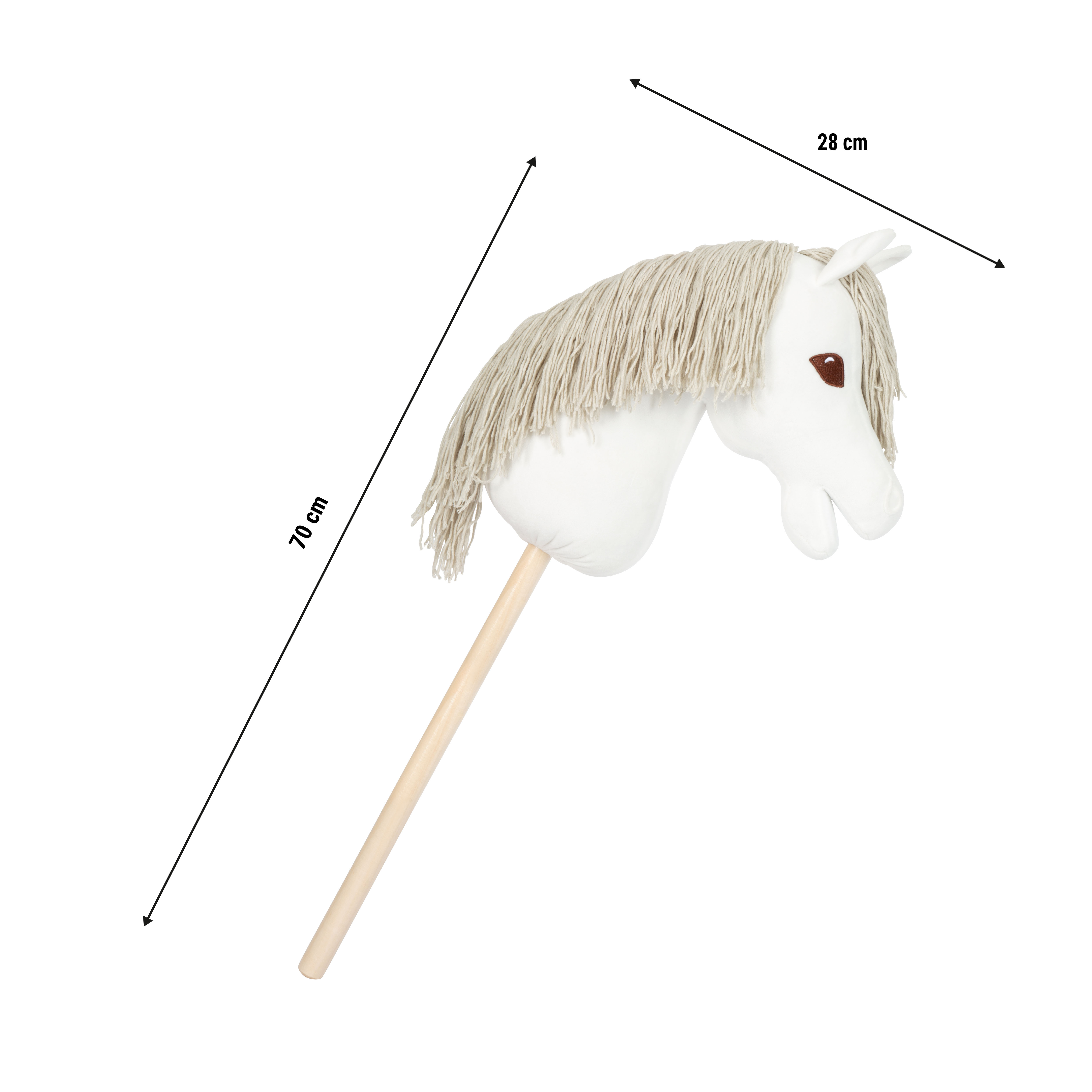 Maßstabsskizze vom Hobby Horse Sabrina
