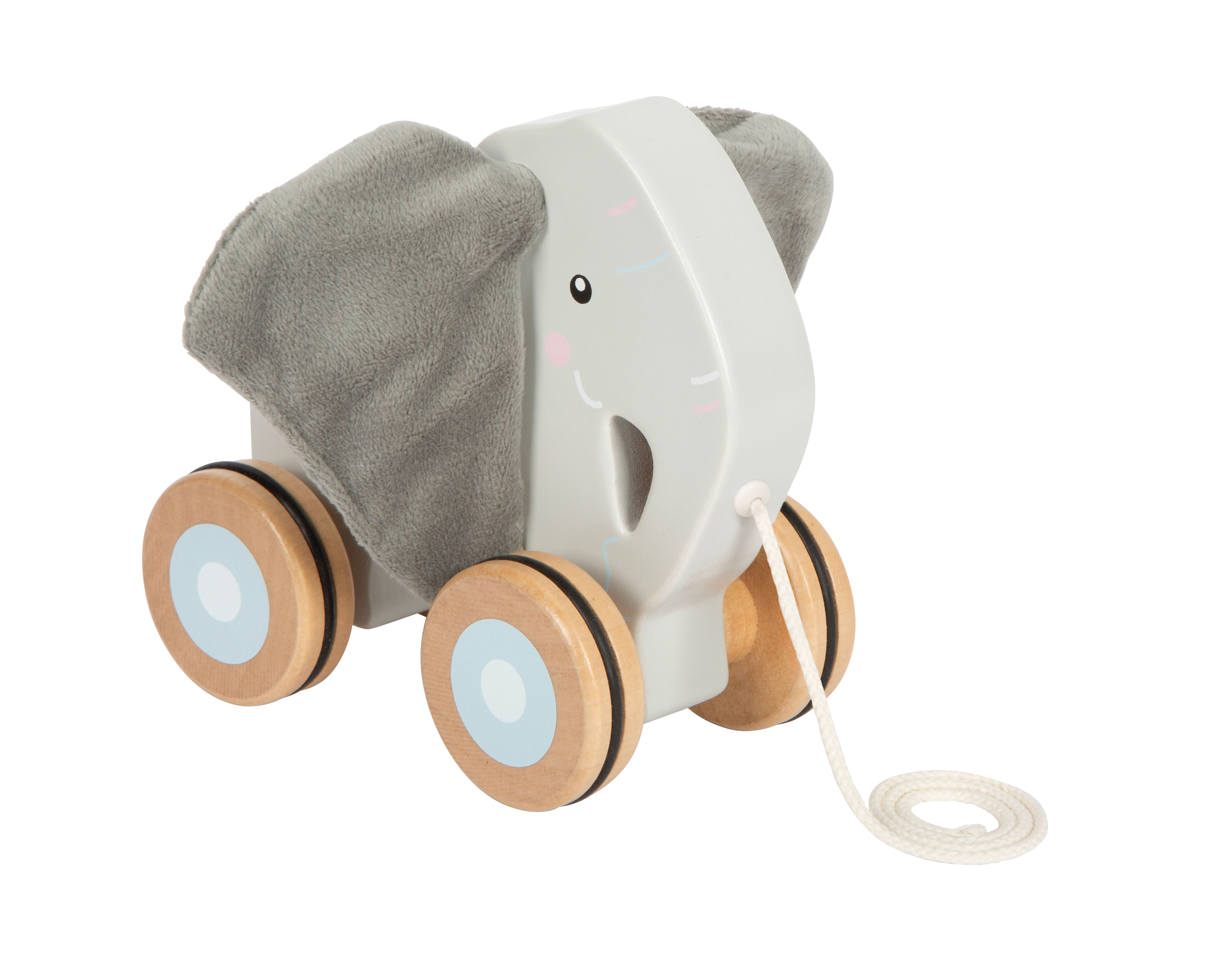 Nachziehtier Elefant mit verstärkter Leine