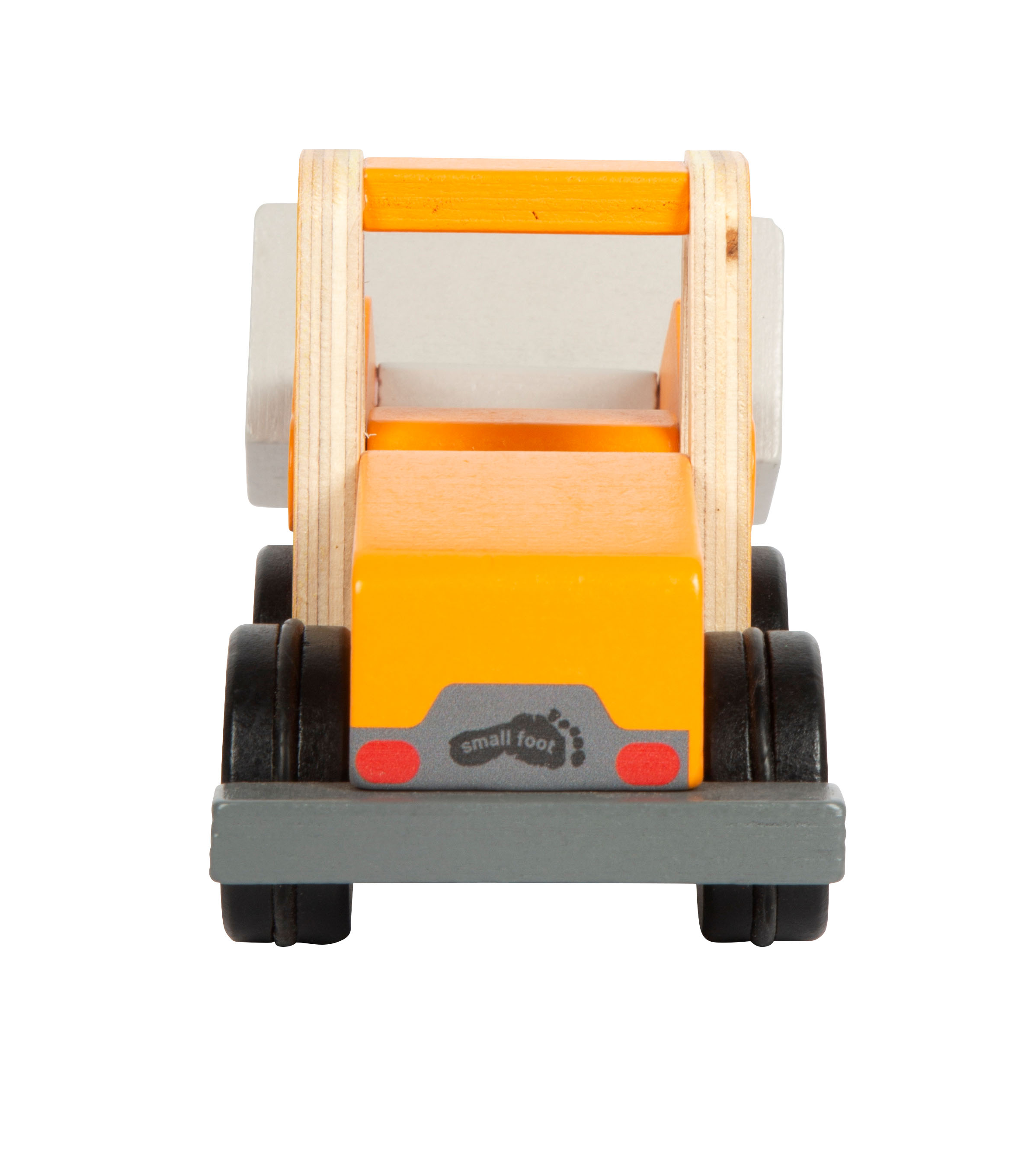 Rückseite Radlader mit Schaufel