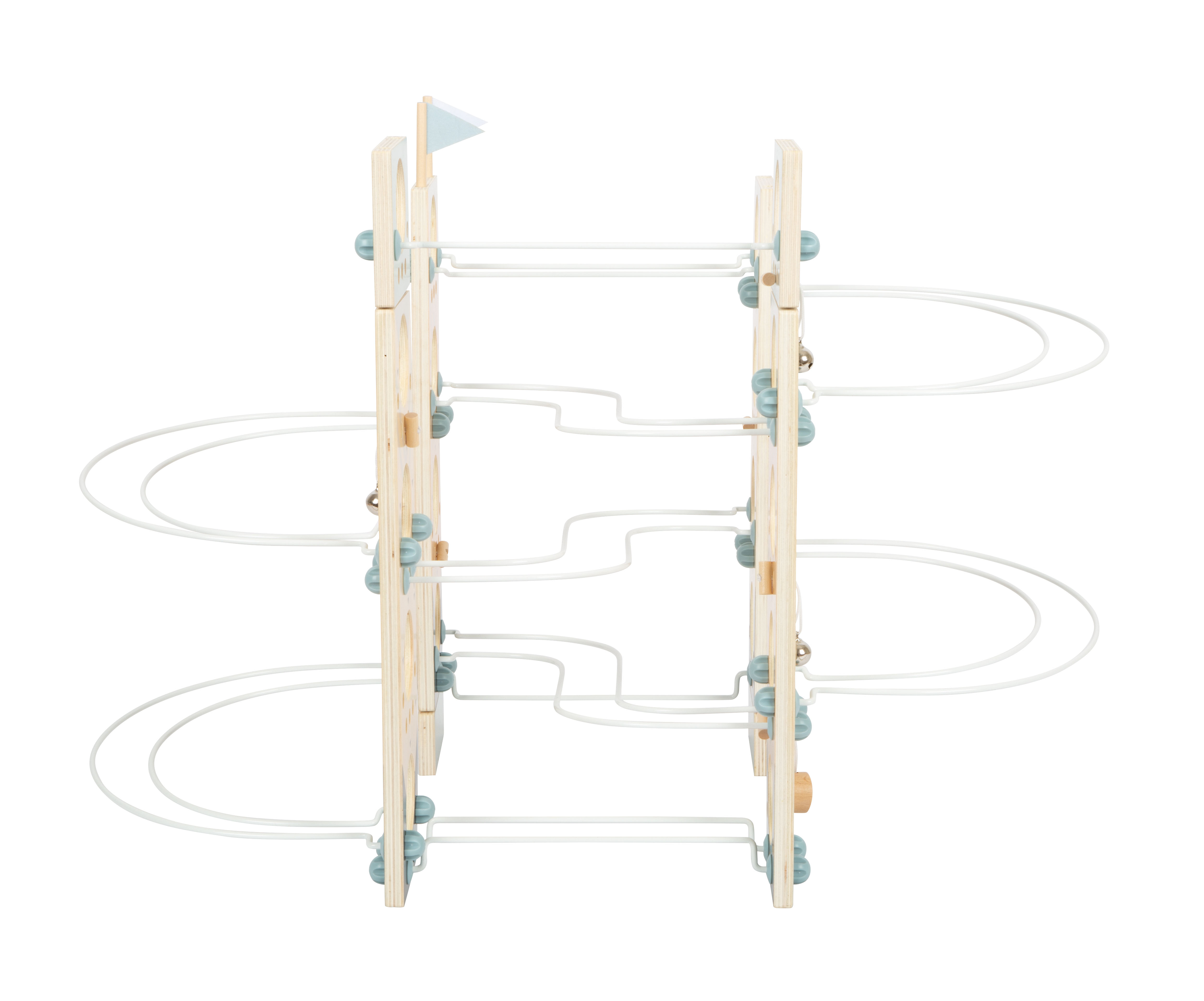 Modulare Kugelbahn für Kinder