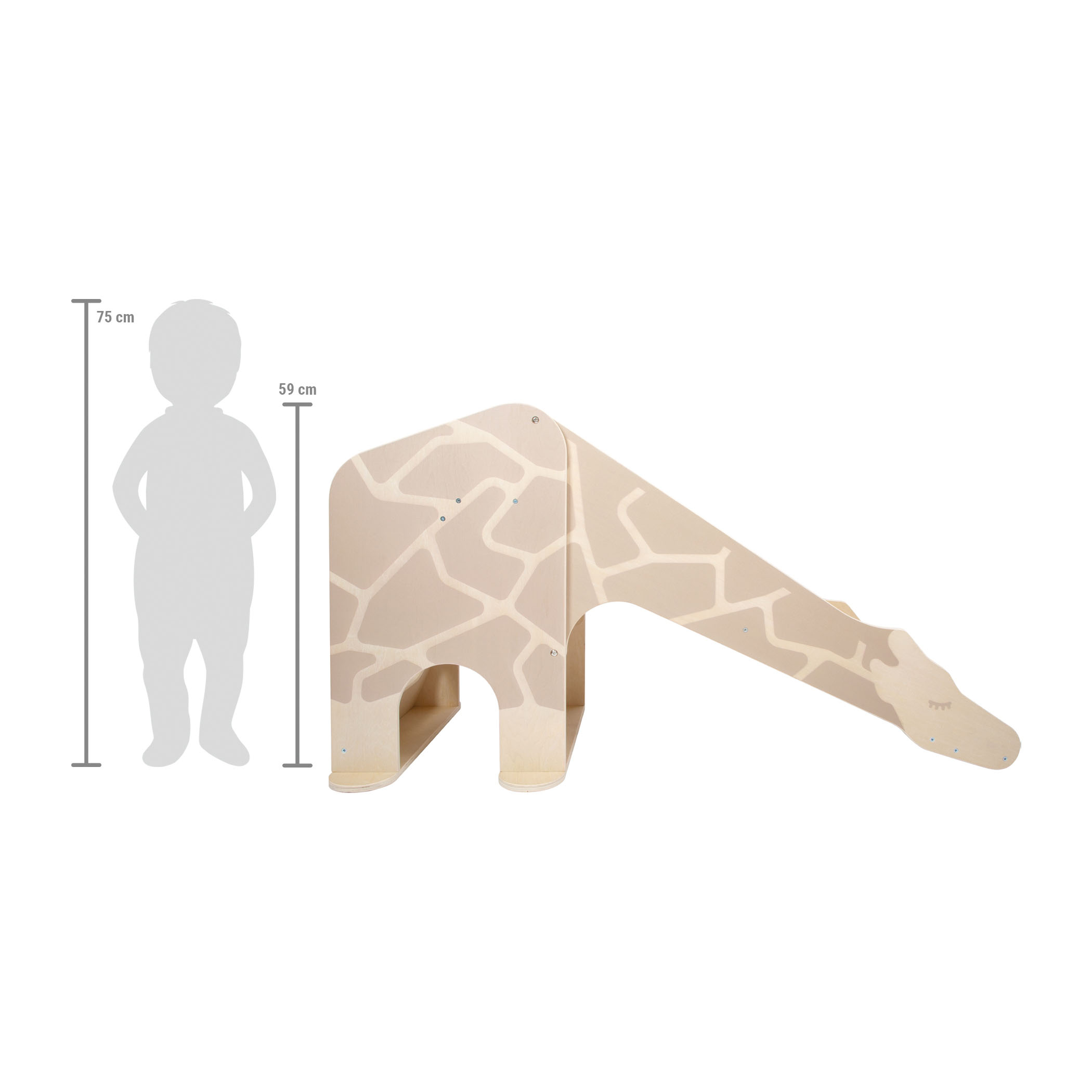 Indoor Rutsche Giraffe „Wildlife“ für Kinder