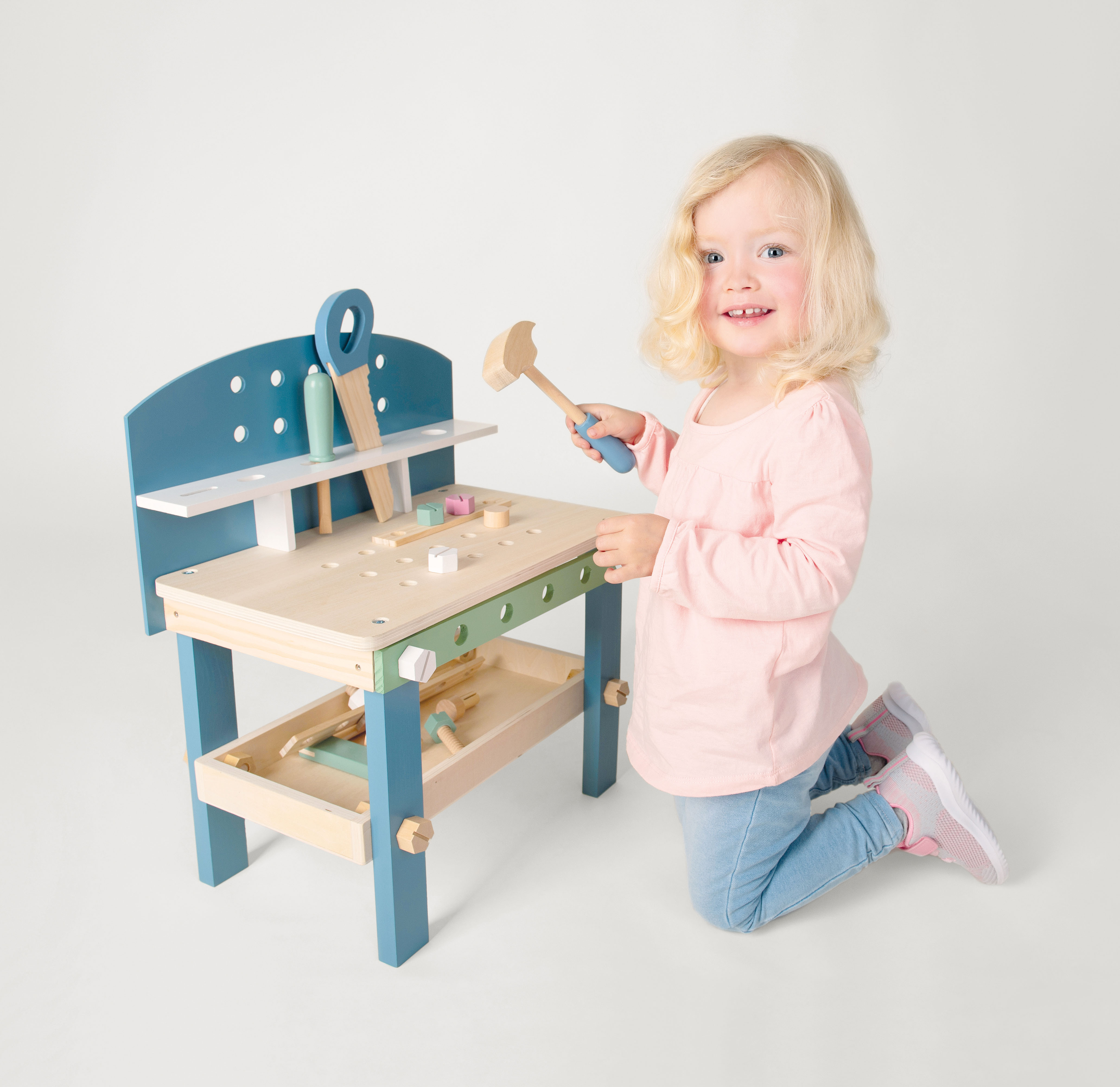 Werkbank kompakt „Nordic“ für Kinder