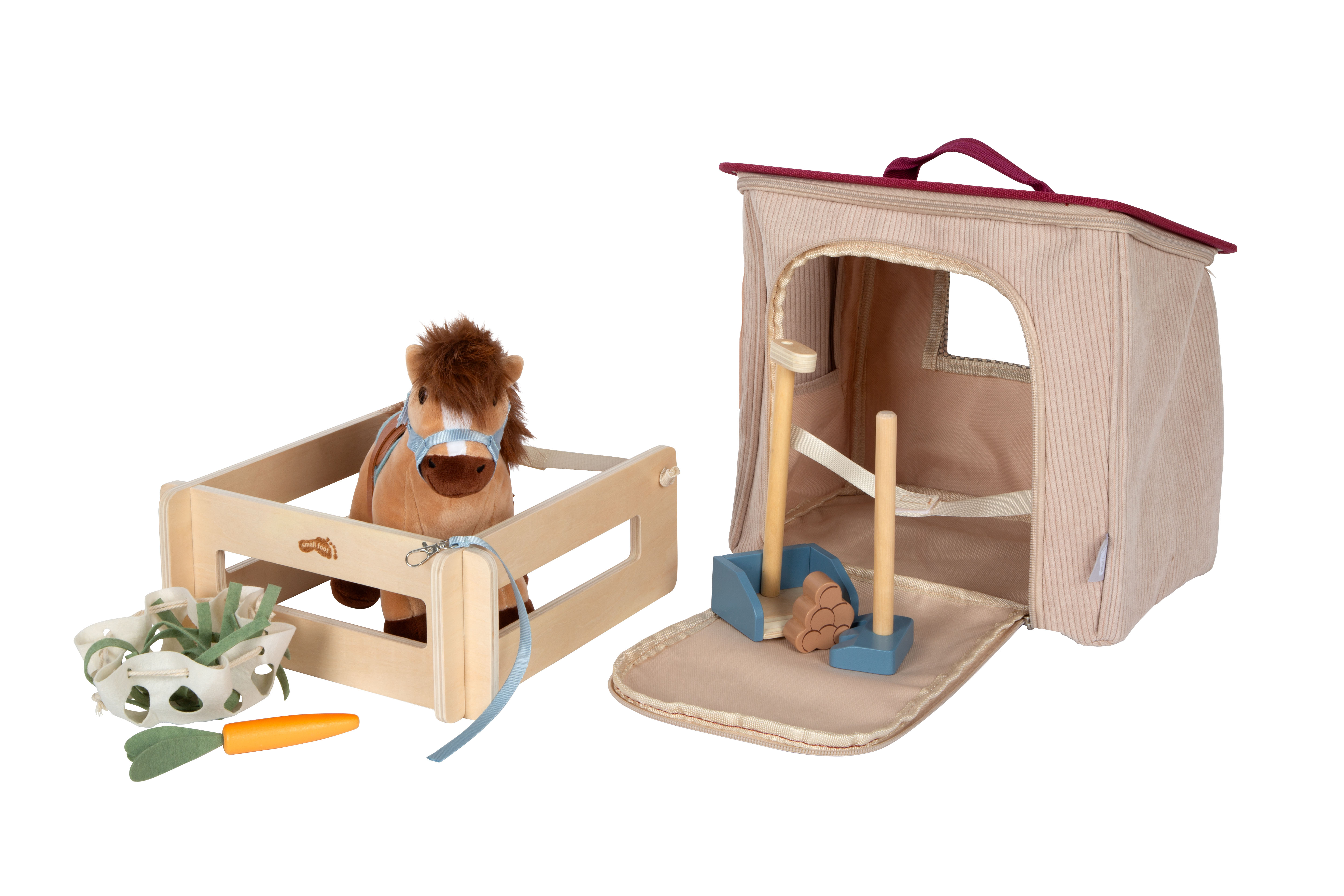 Zaun und Stall des Spielsets