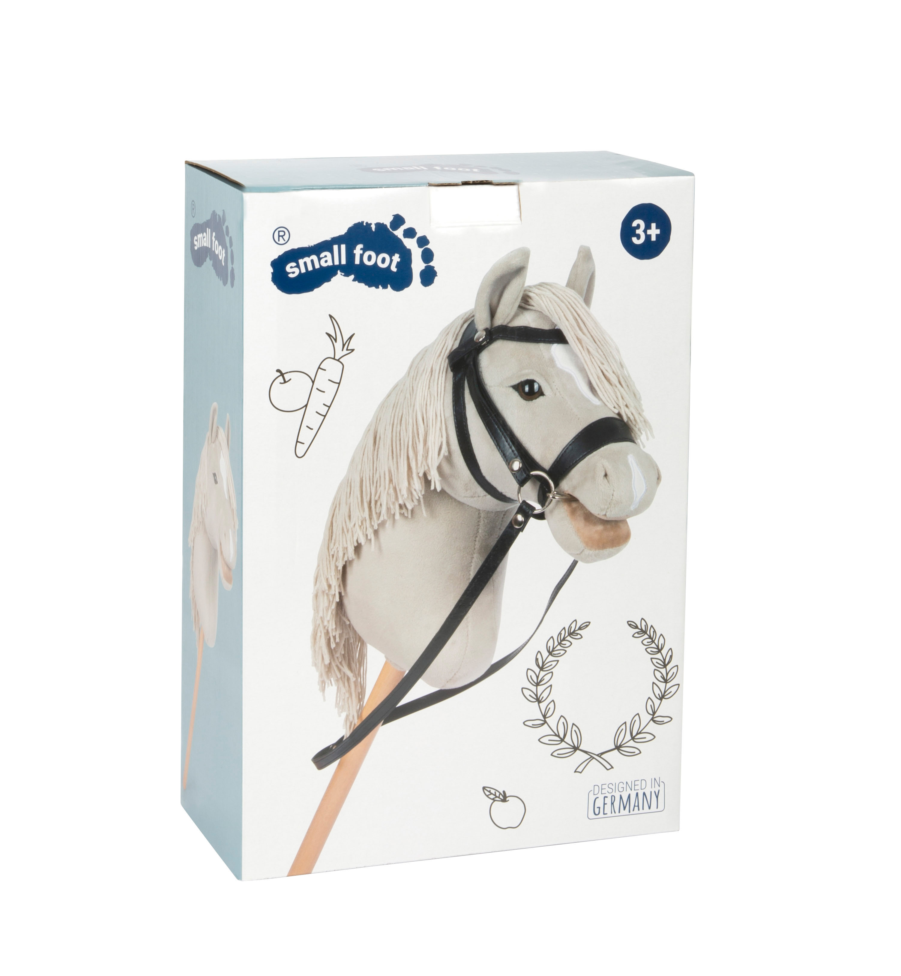 Verpackung von grauem Hobby Horse