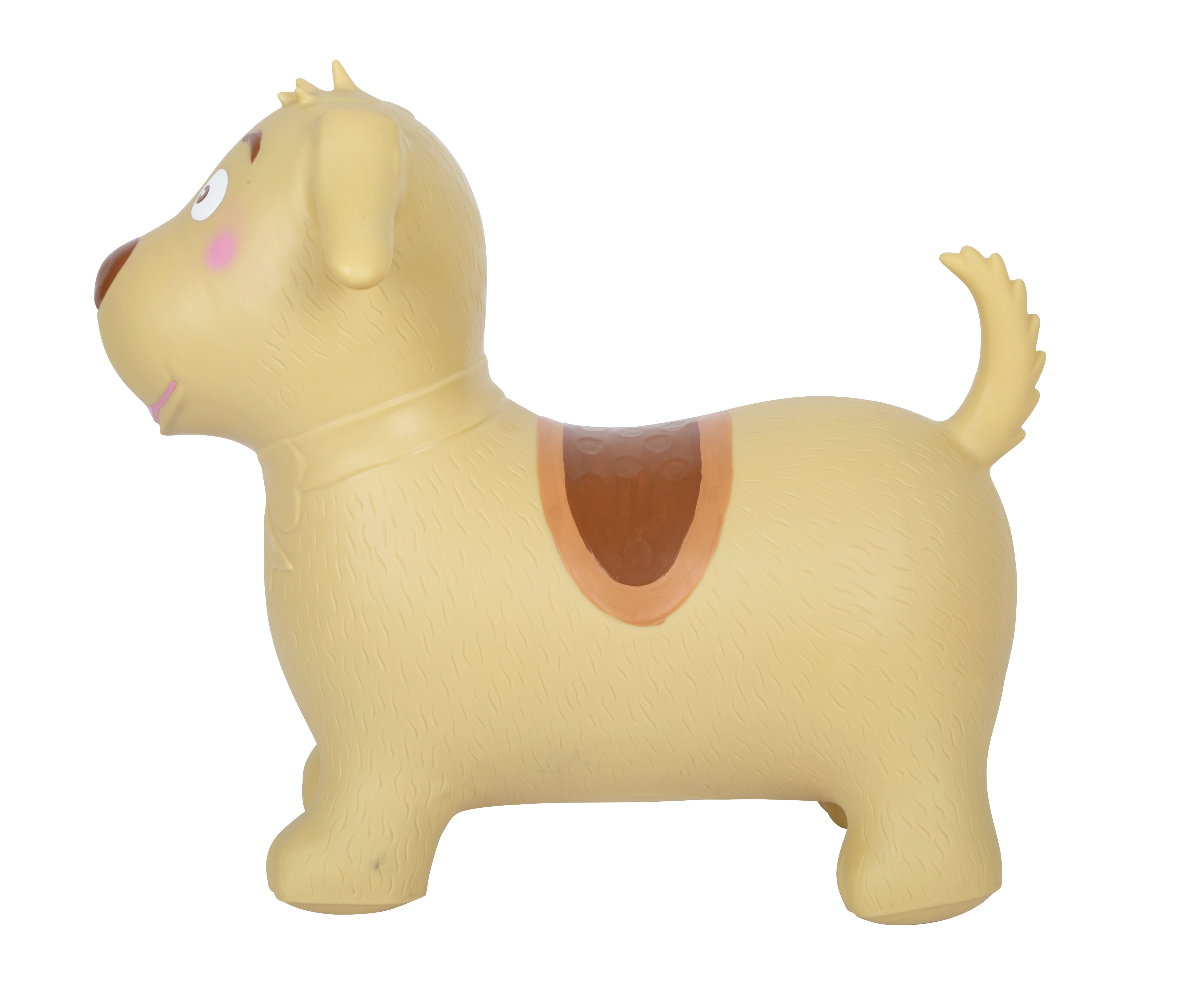 Hellbrauner Hüpf-Hund für Kinder