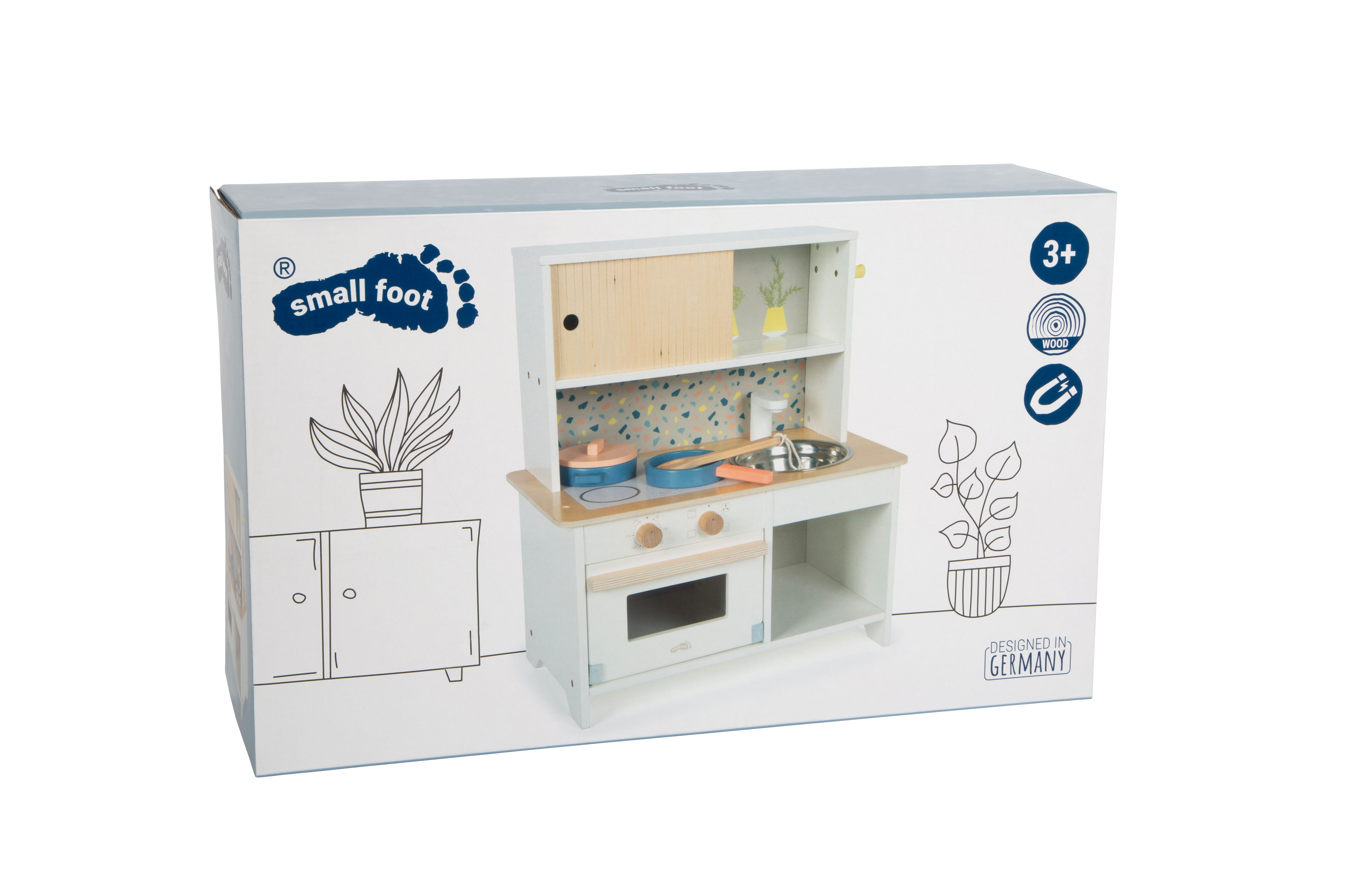 Kinderküche Terrazzo kompakt Verpackung