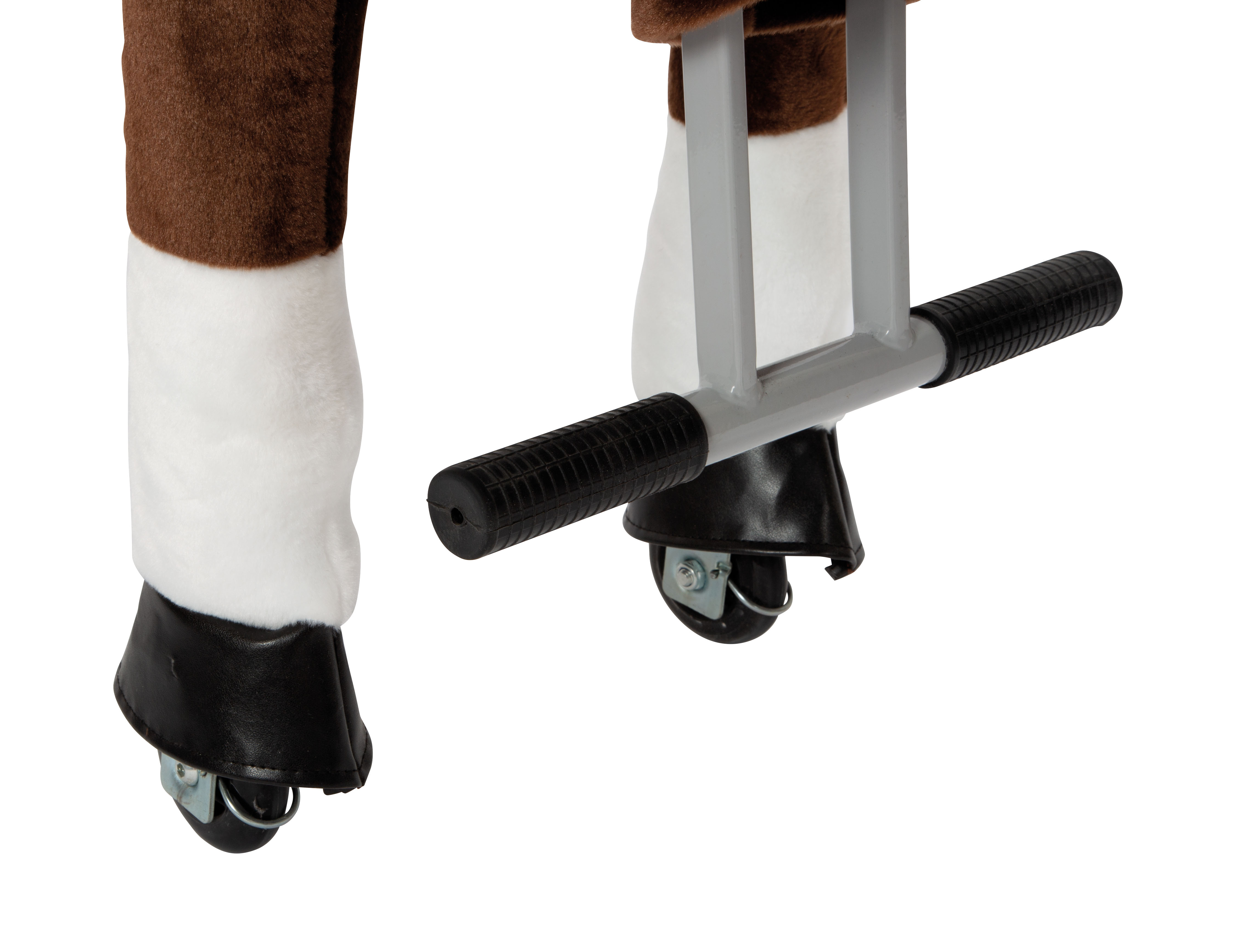 Fußpedal und Hufe vom Reitpferd für Kinder