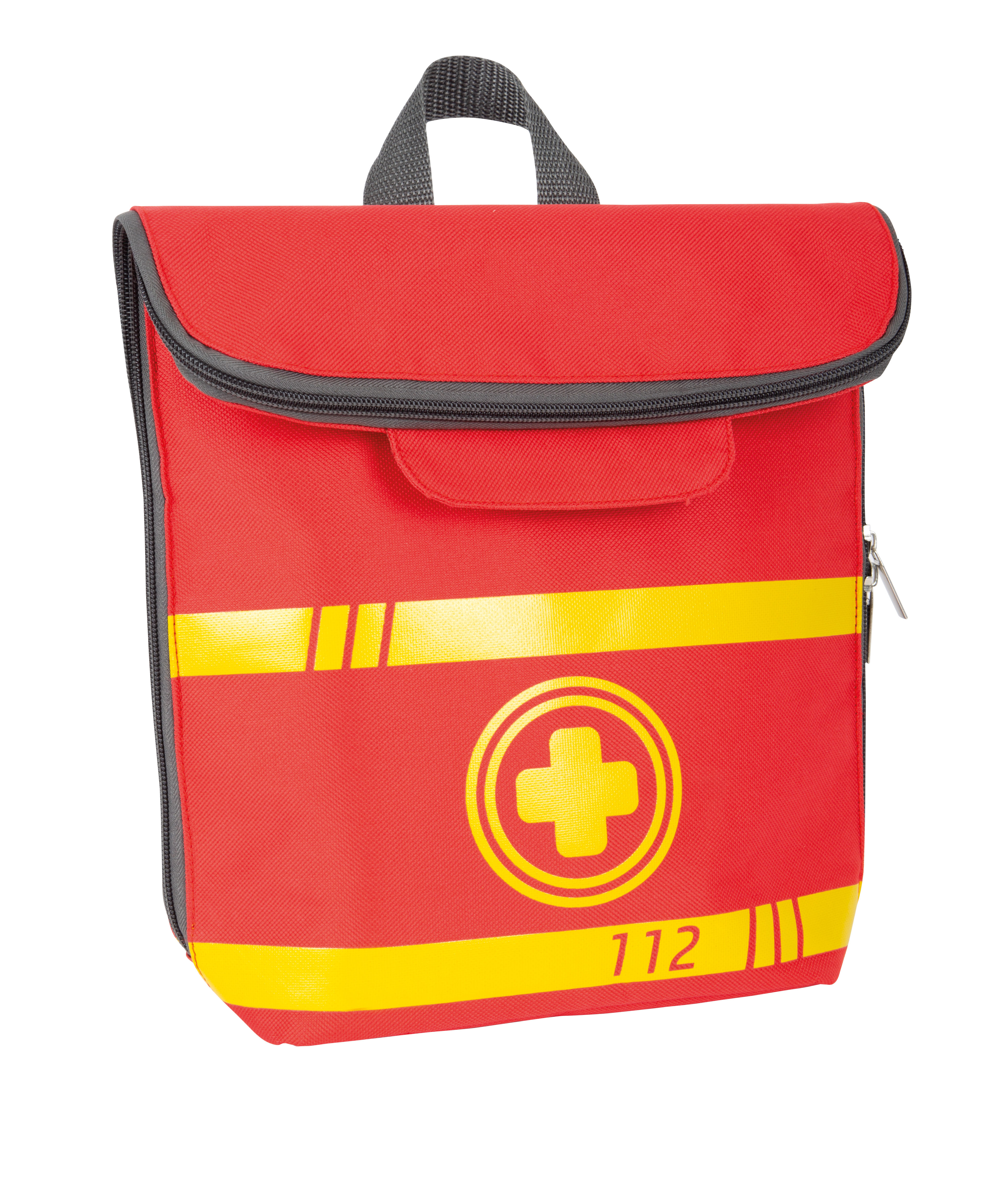 Roter Notarzt-Rucksack zum Spielen