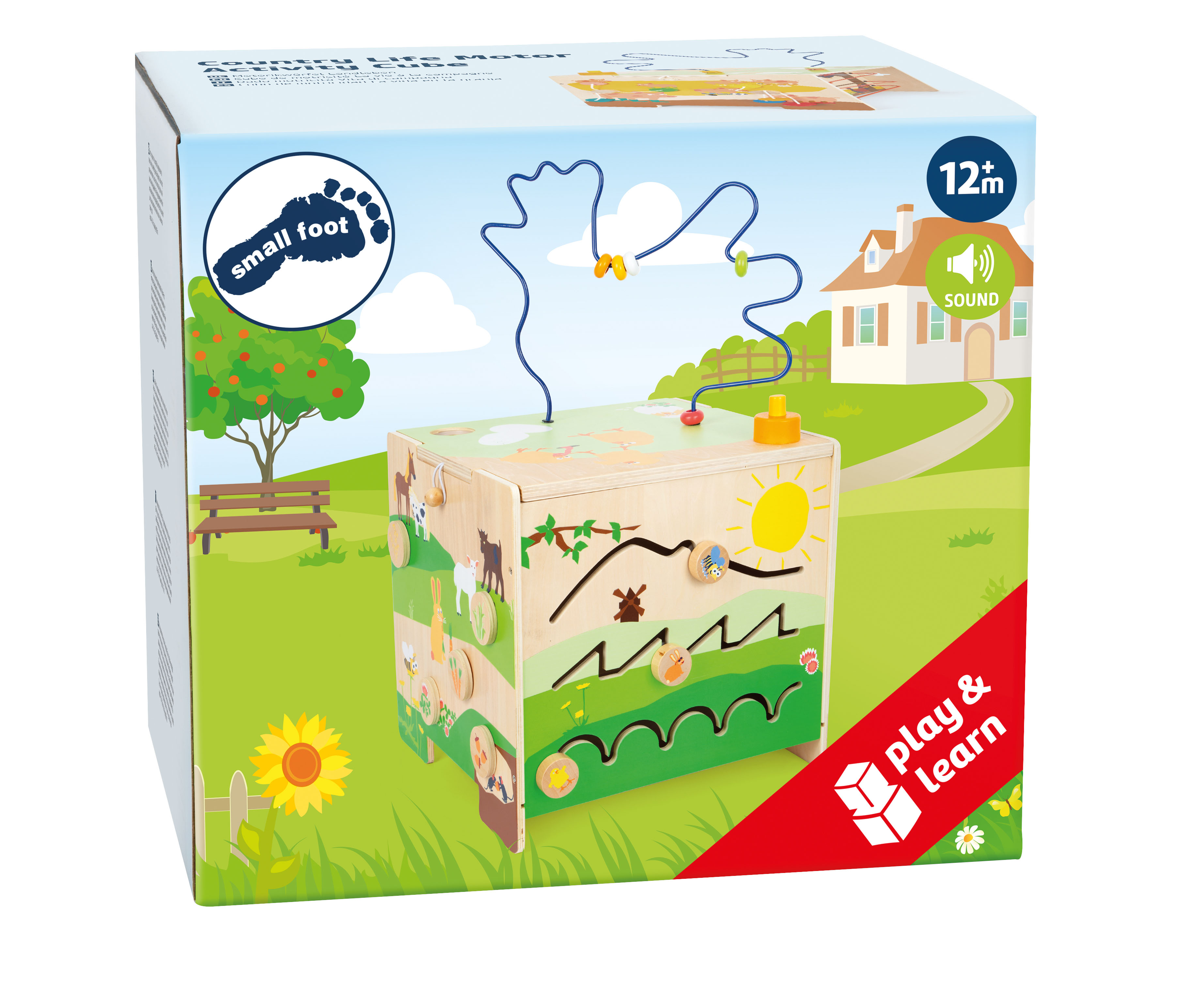 Motorikwürfel Landleben für Kinder