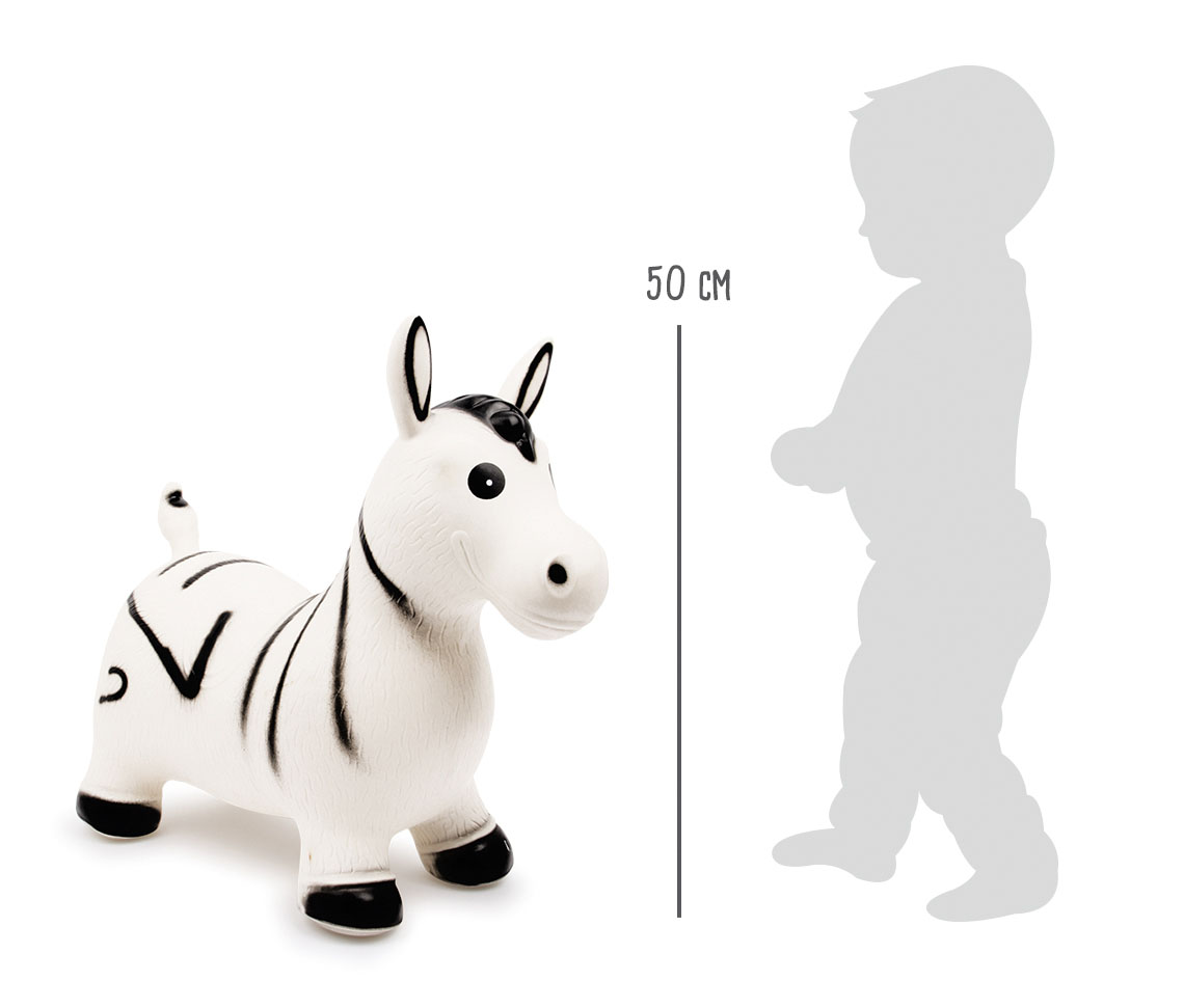 Hüpftier Zebra für Kinder