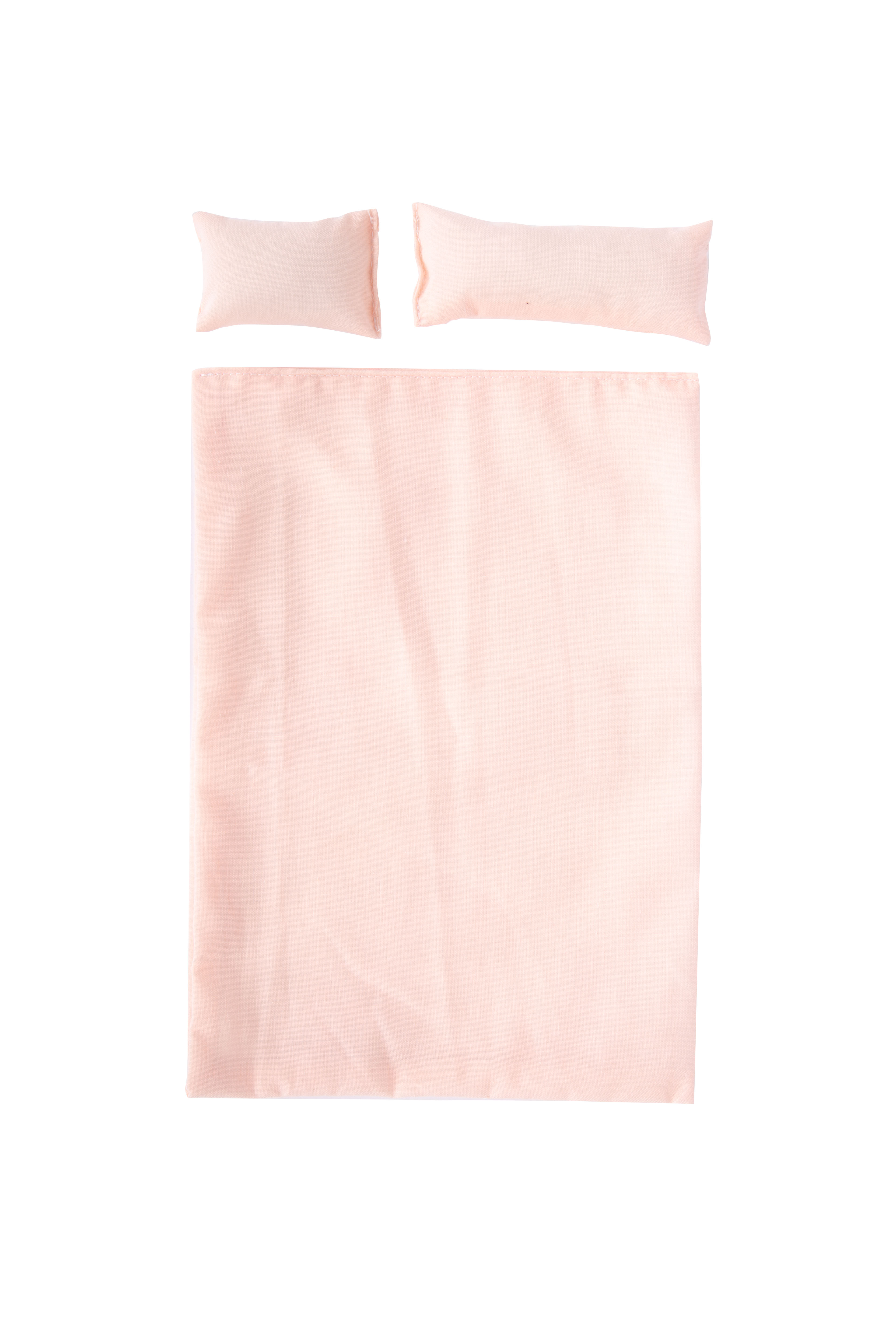 Puppenhaus XL Bettwäsche rosa Doppelbett