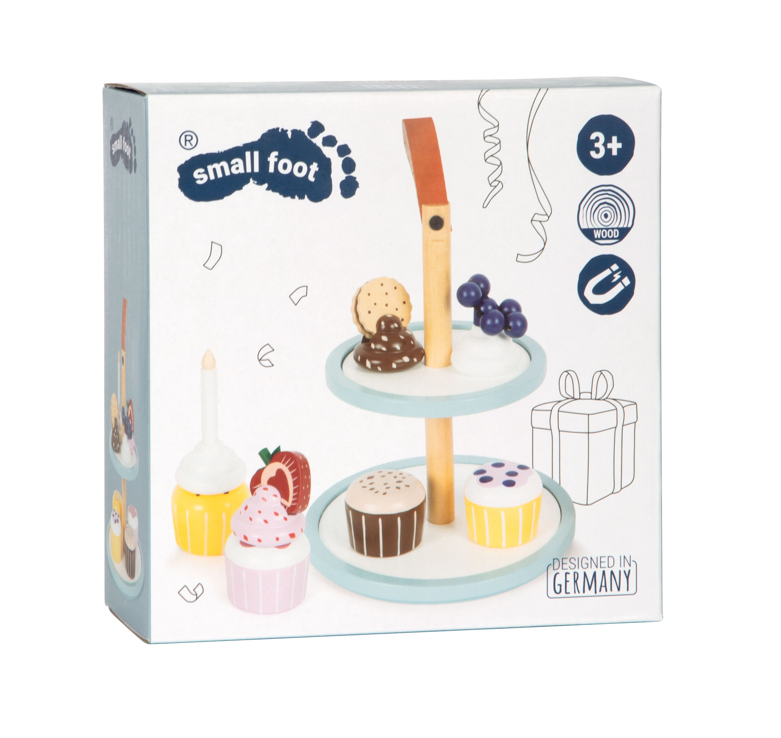 Cupcake Etagere „tasty“ für Kinder