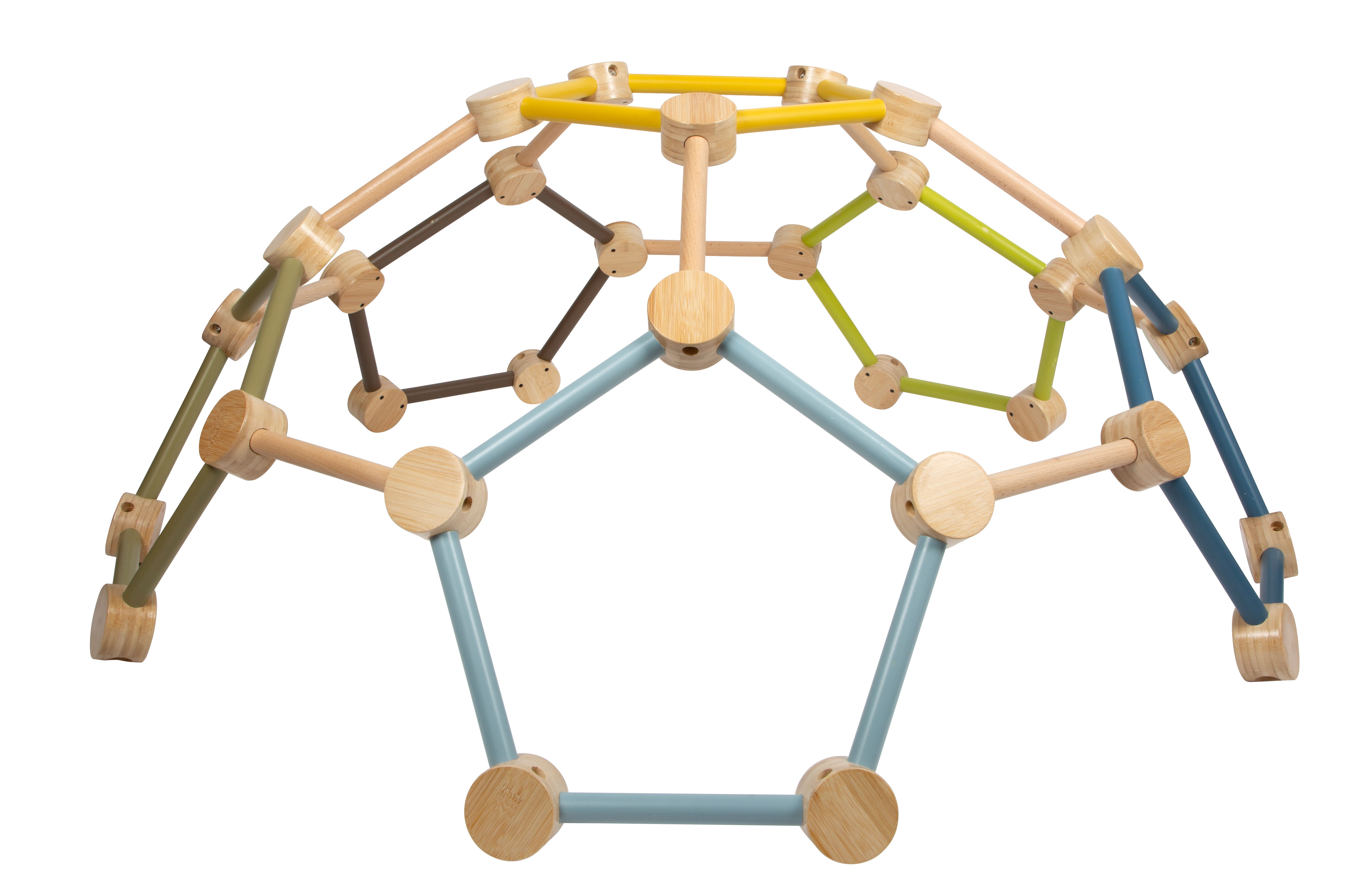 Climbing Dome aus Holz für Kinder