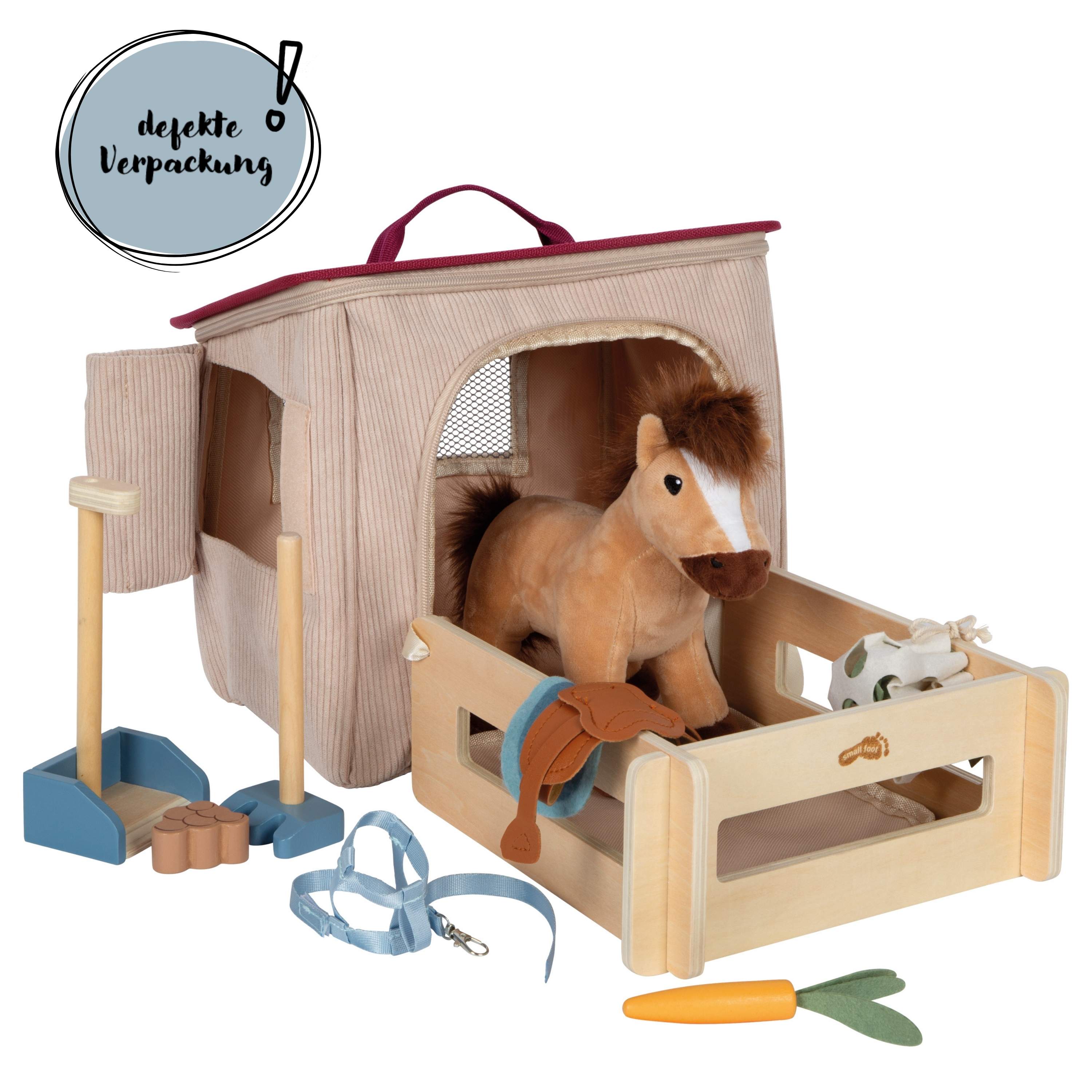 Pferde Spielset mit Tasche für Kinder mit defekter Verpackung