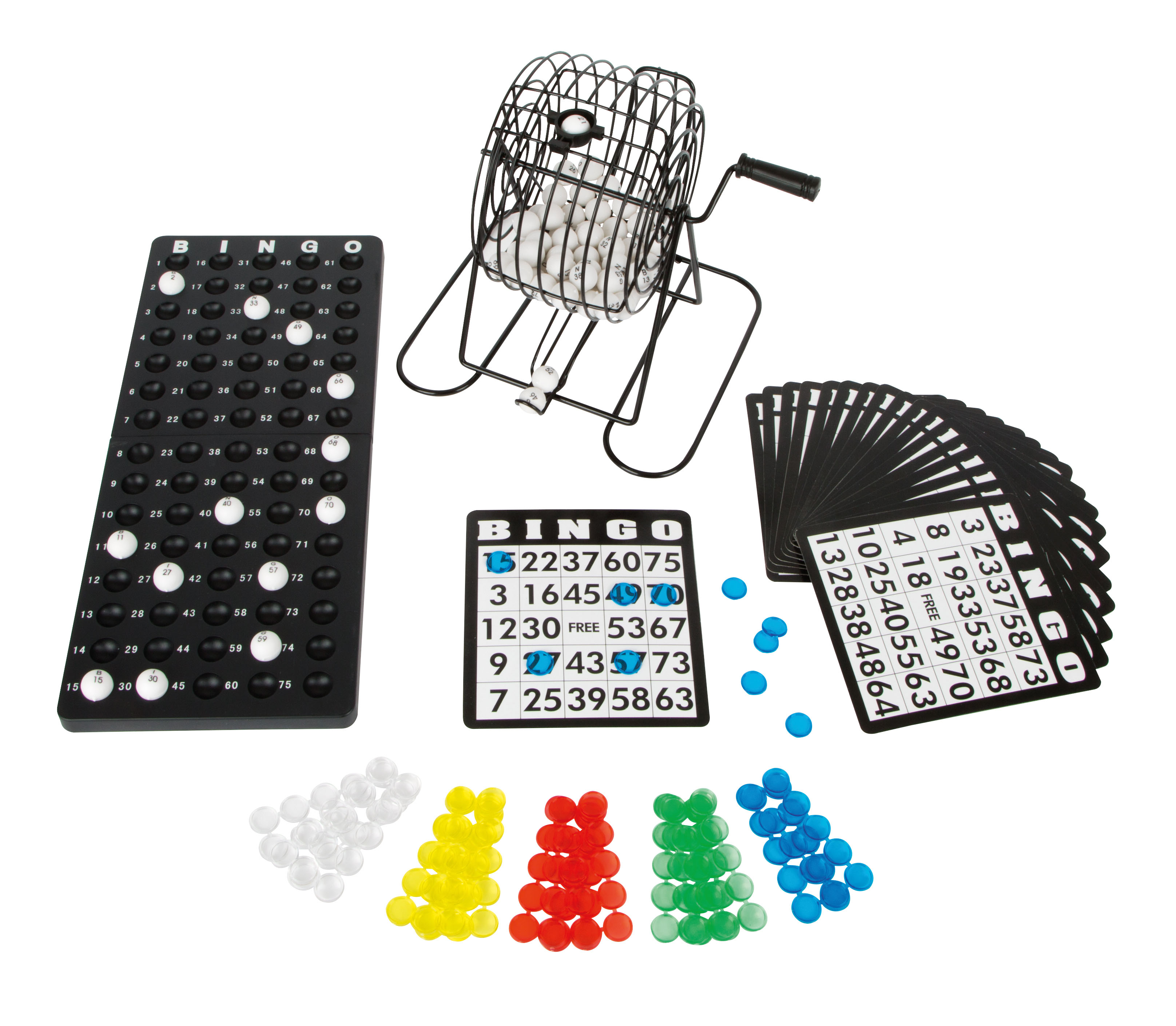 Bingotrommel mit Zubehör für Kinder