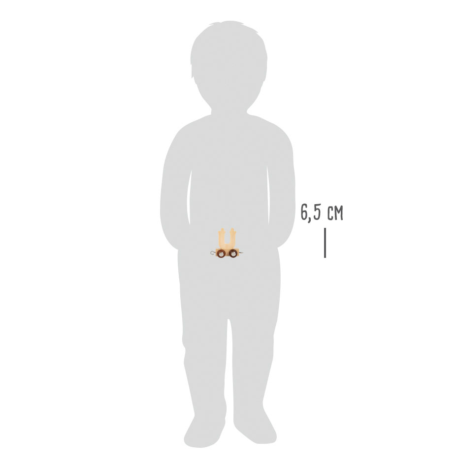 Buchstabenzug Holz Ü für Kinder