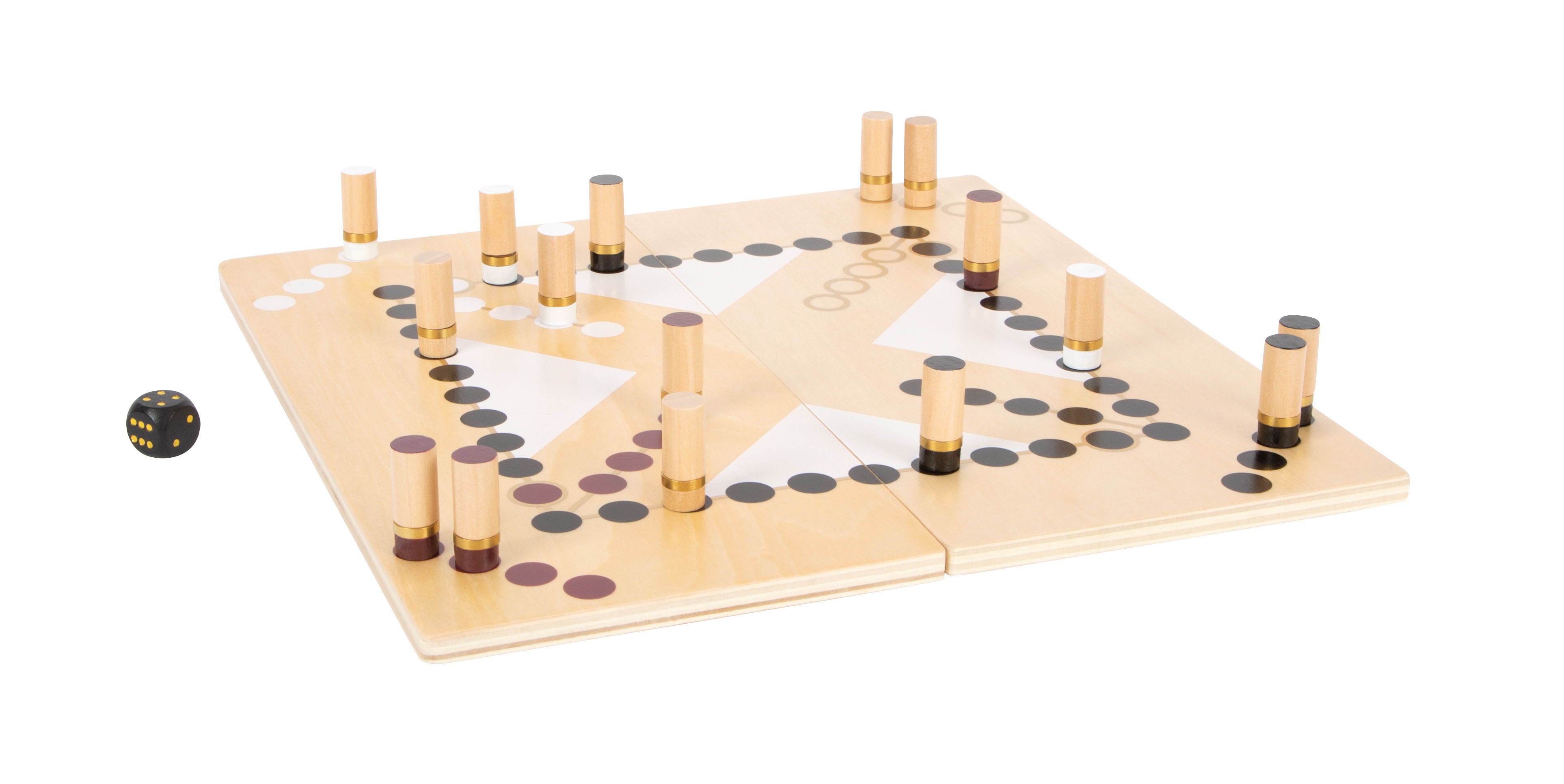 Ludo und Leiterspiel „Gold Edition“ für Kinder