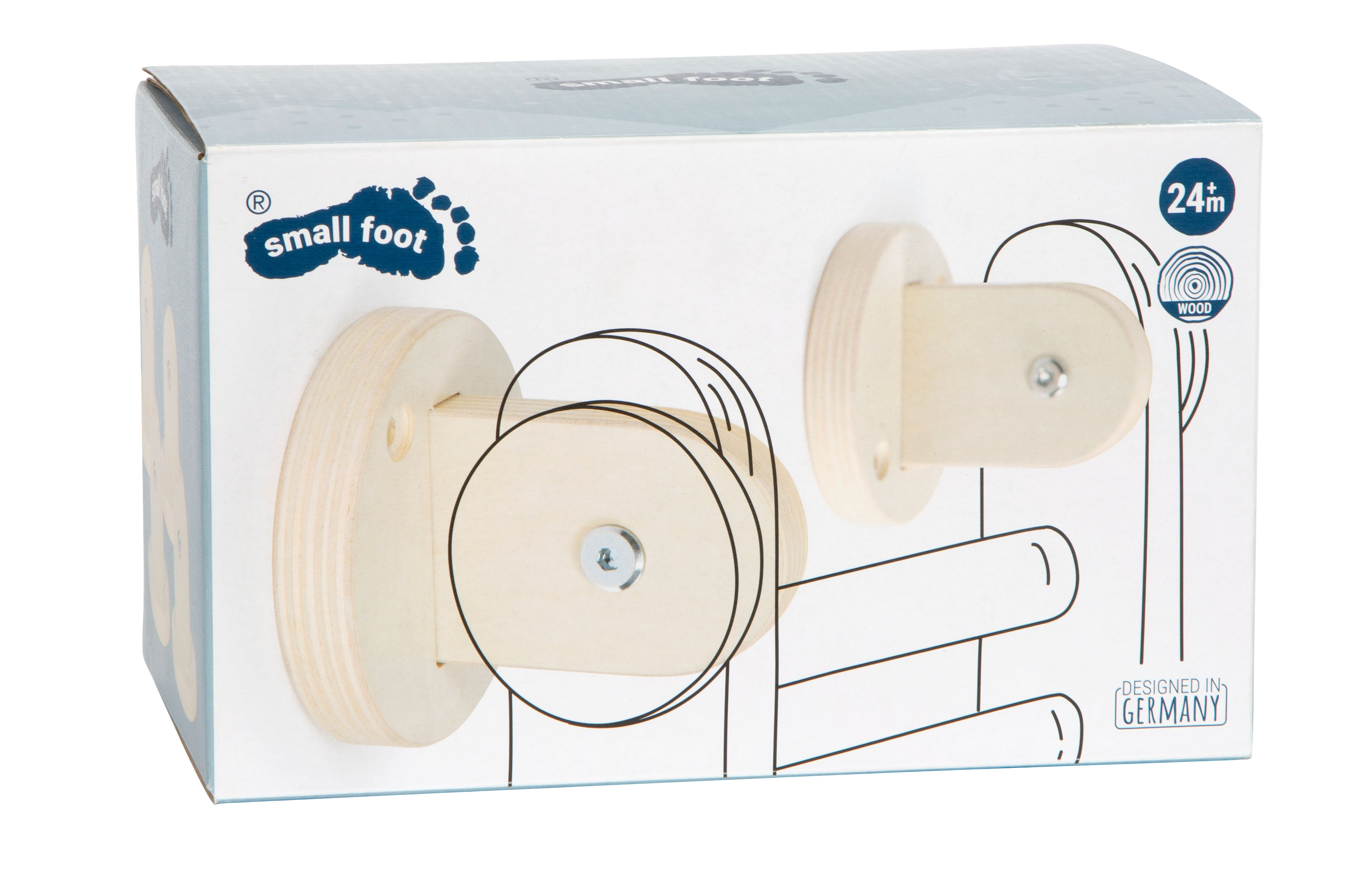 Maßstabsskizze vom Sprossenwand-Adapter