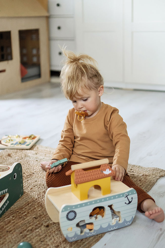 Steckspiel Arche Noah Safari aus Holz