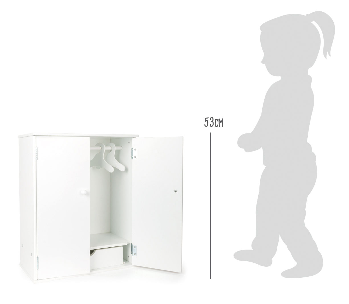 Puppenschrank für Kinder