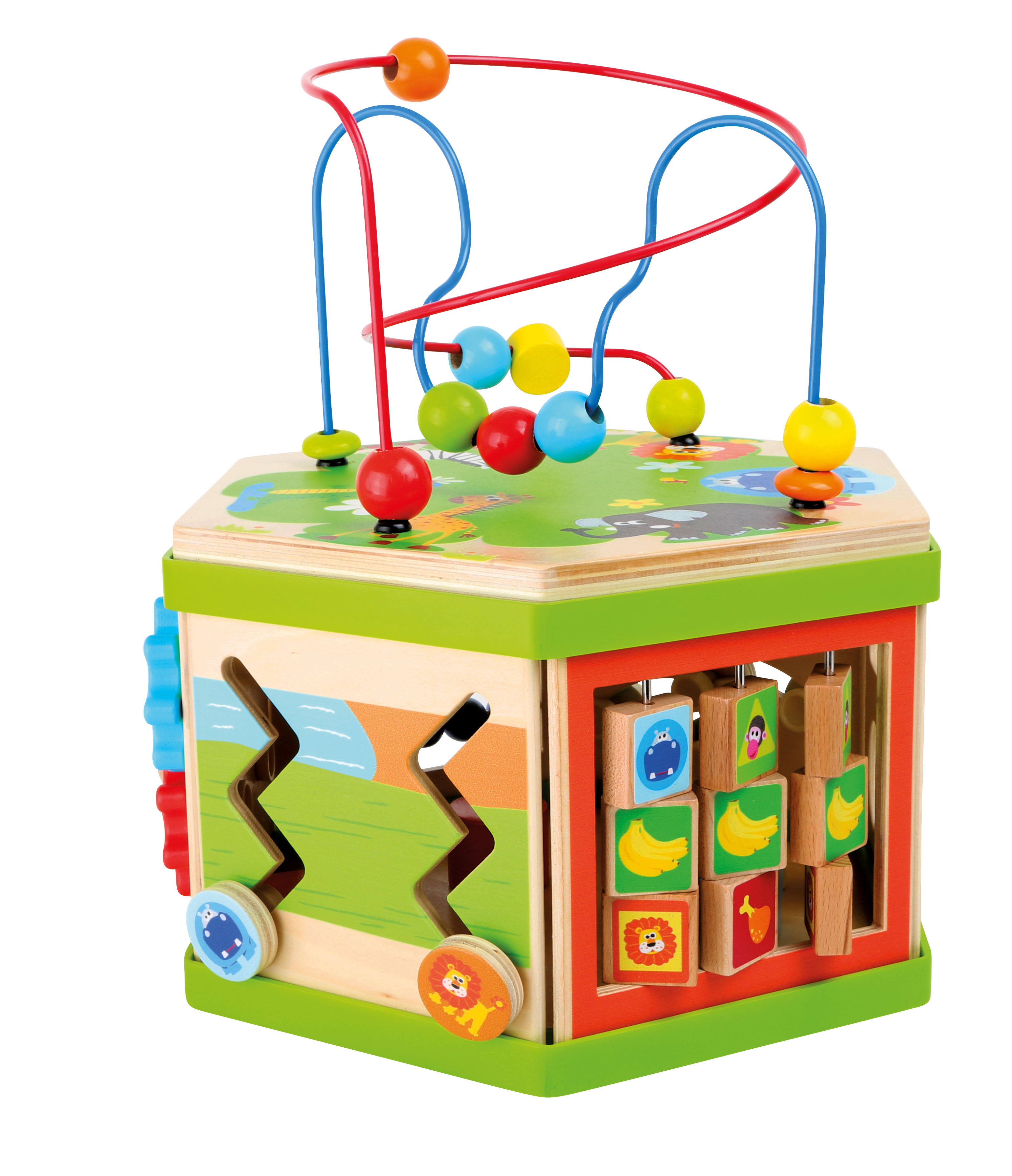 Motorikwürfel Tier-Safari für Kinder